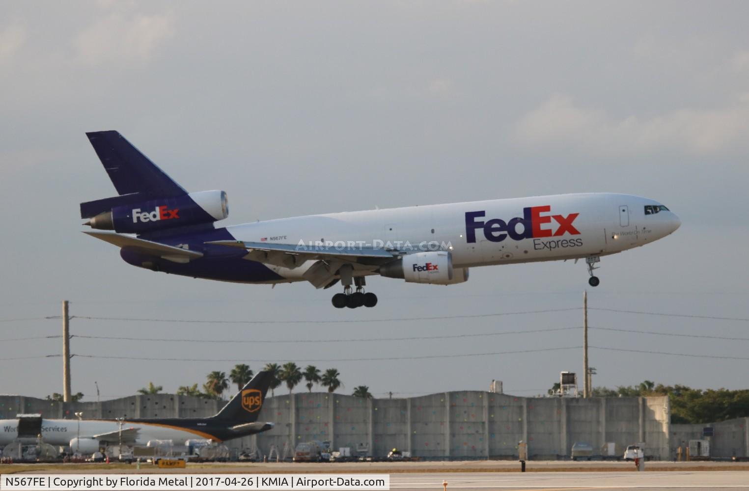 N567FE, 1979 McDonnell Douglas MD-10-10F C/N 46994, FDX MD-10-10 zx
