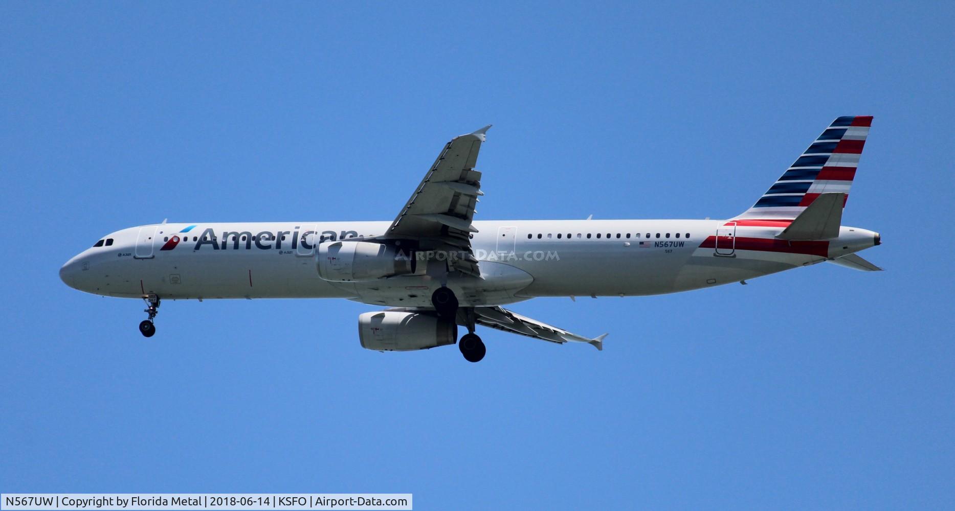 N567UW, 2013 Airbus A321-231 C/N 5728, AAL A321 zx