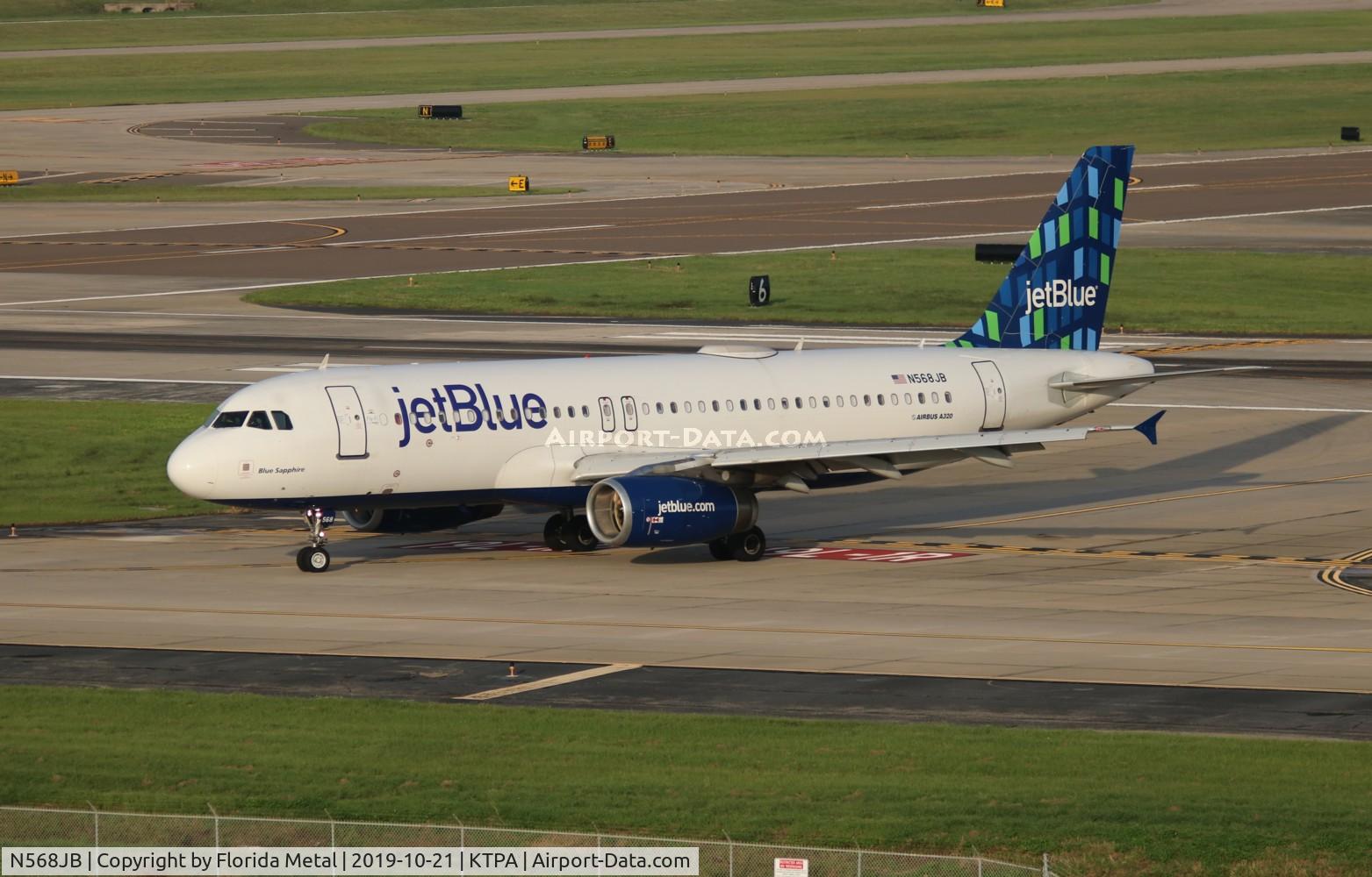N568JB, 2003 Airbus A320-232 C/N 2063, JBU A320 zx