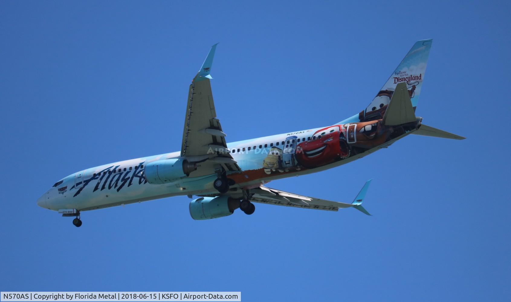 N570AS, 2007 Boeing 737-890 C/N 35185, ASA 738 Toy Story zx