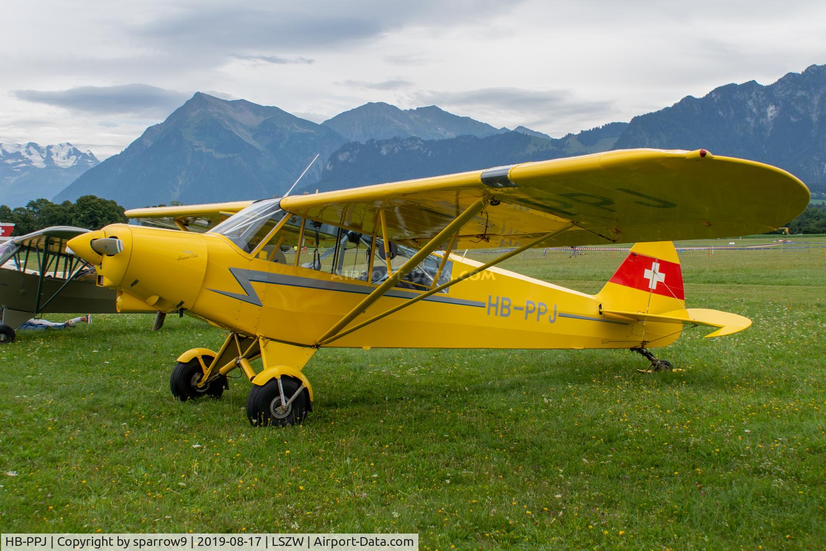 HB-PPJ, 1957 Piper L-21BM C/N 18-5342, Piper meet Thun airfield