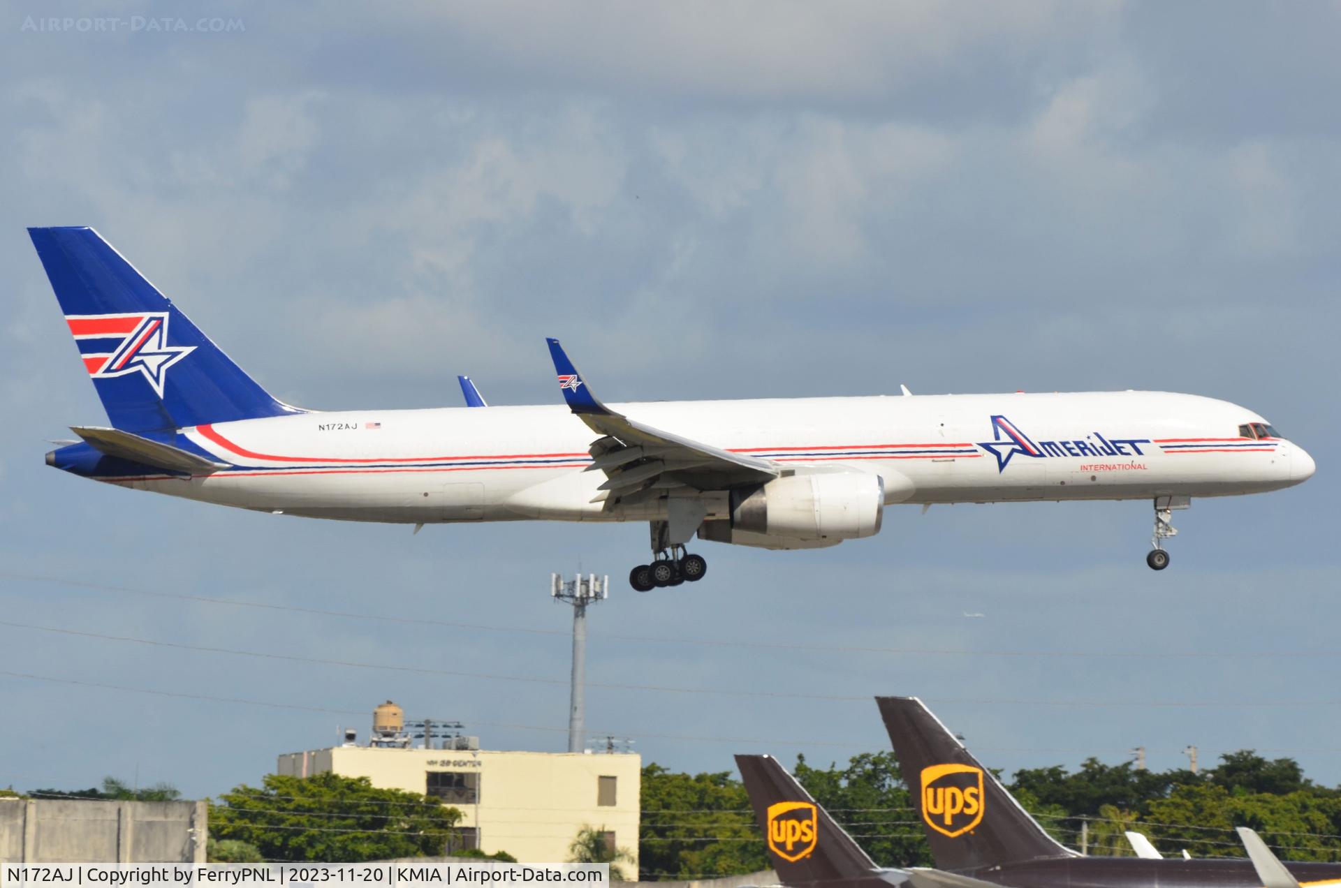 N172AJ, 2002 Boeing 757-223 C/N 32400, Arrival of Amerijet B752F