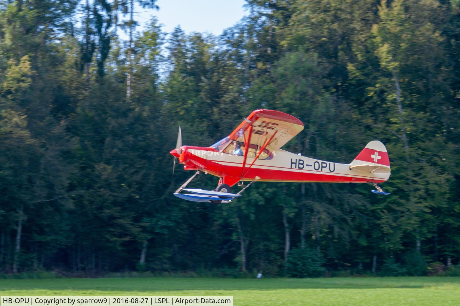 HB-OPU, 1957 Piper PA-18-150 Super Cub C/N 18-5938, Piper meet Bleienbach