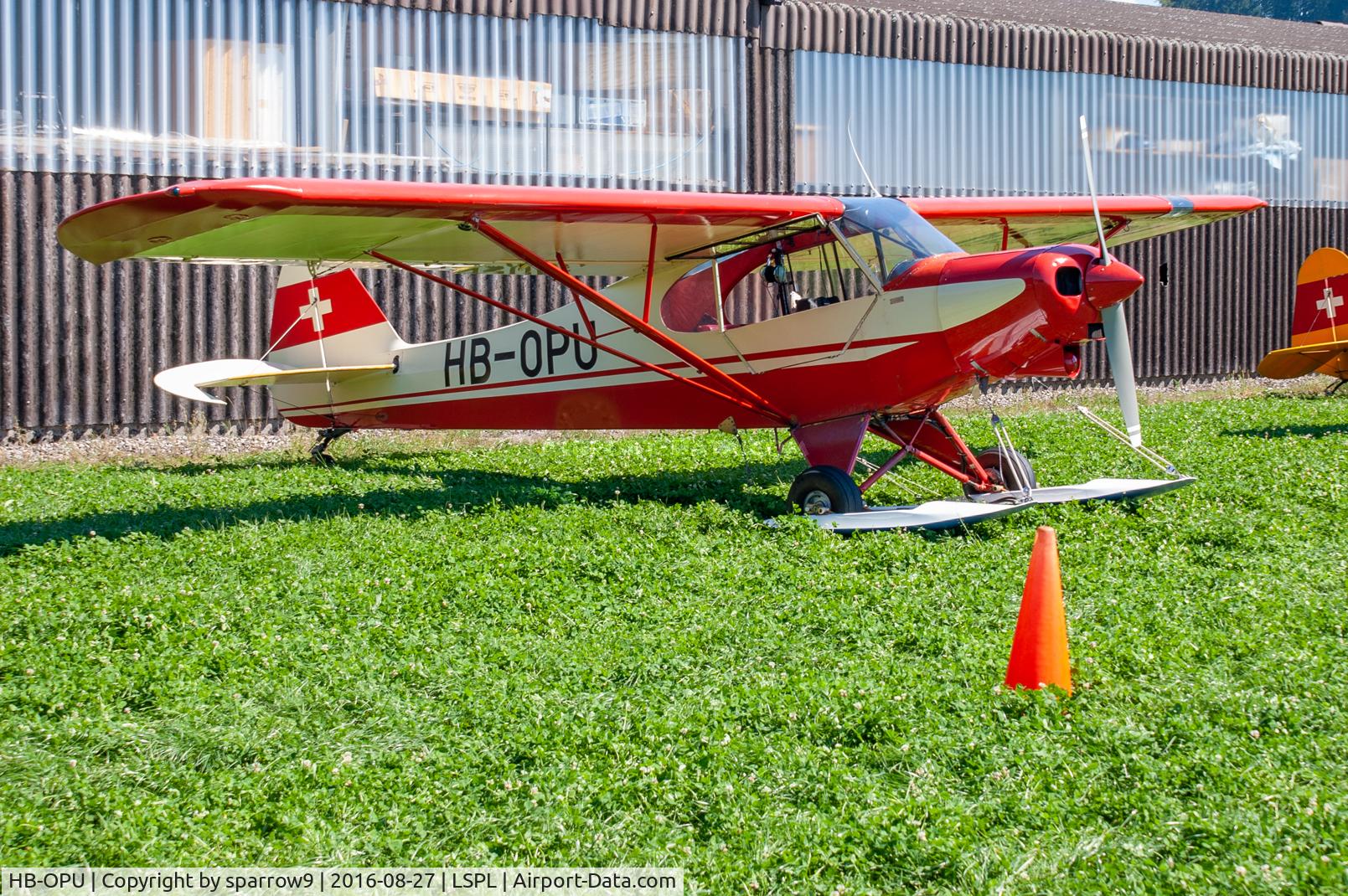HB-OPU, 1957 Piper PA-18-150 Super Cub C/N 18-5938, Piper meet Bleienbach