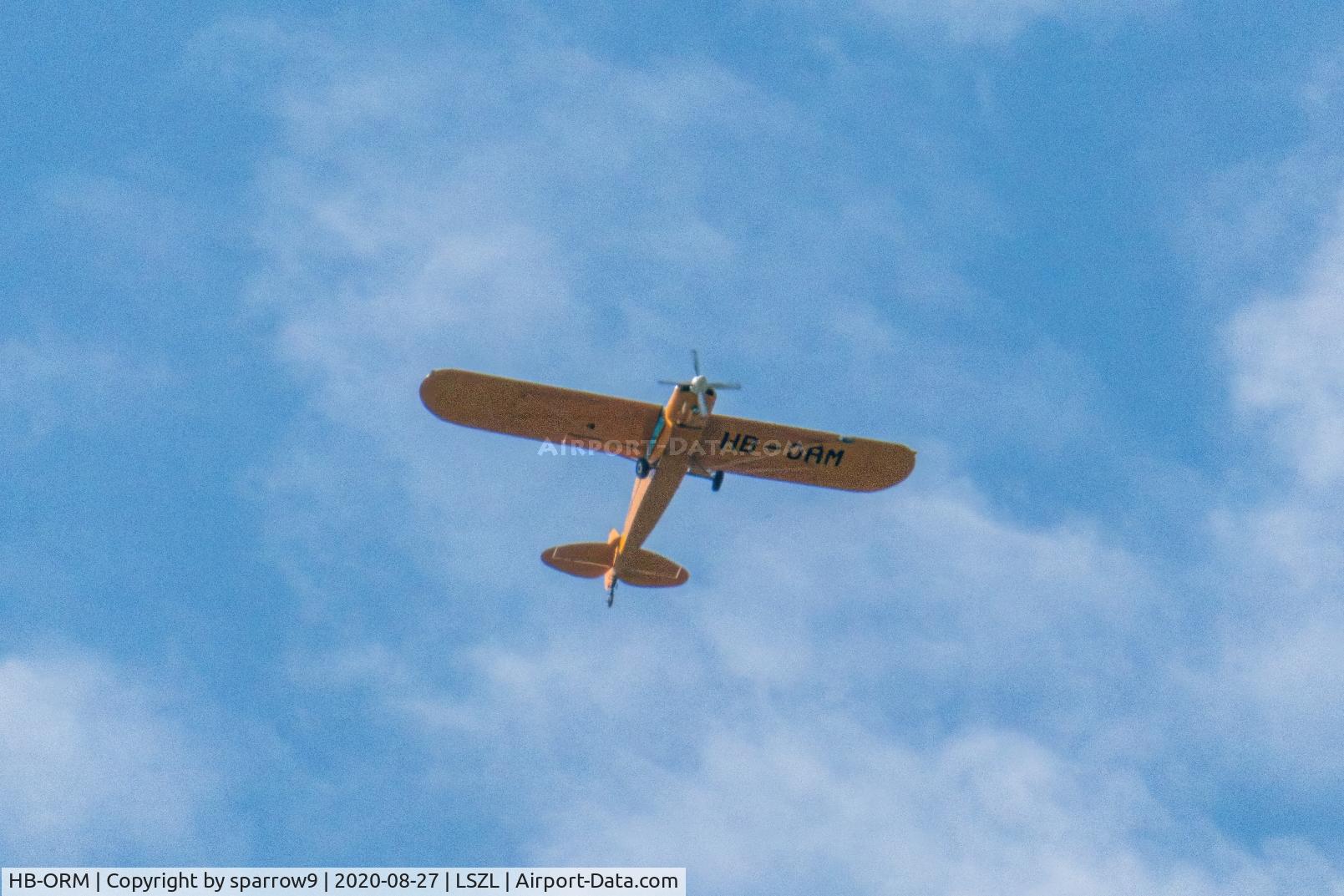 HB-ORM, 1960 Piper PA-18-150 Super Cub C/N 18-7478, Circuit training at Magadino