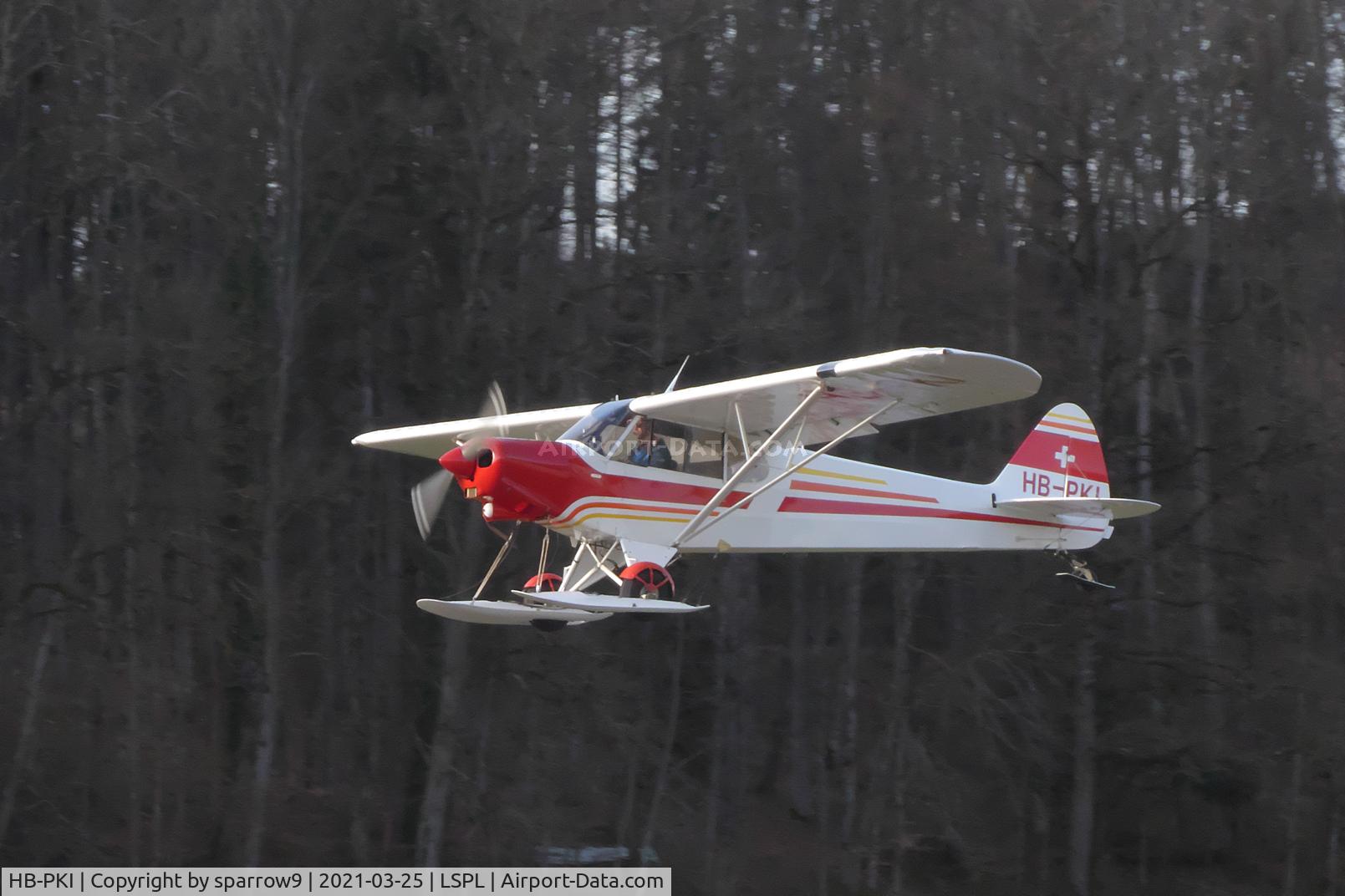 HB-PKI, 1961 Piper PA-18-150 Super Cub C/N 18-7692, At Langenthal-Bleienbach