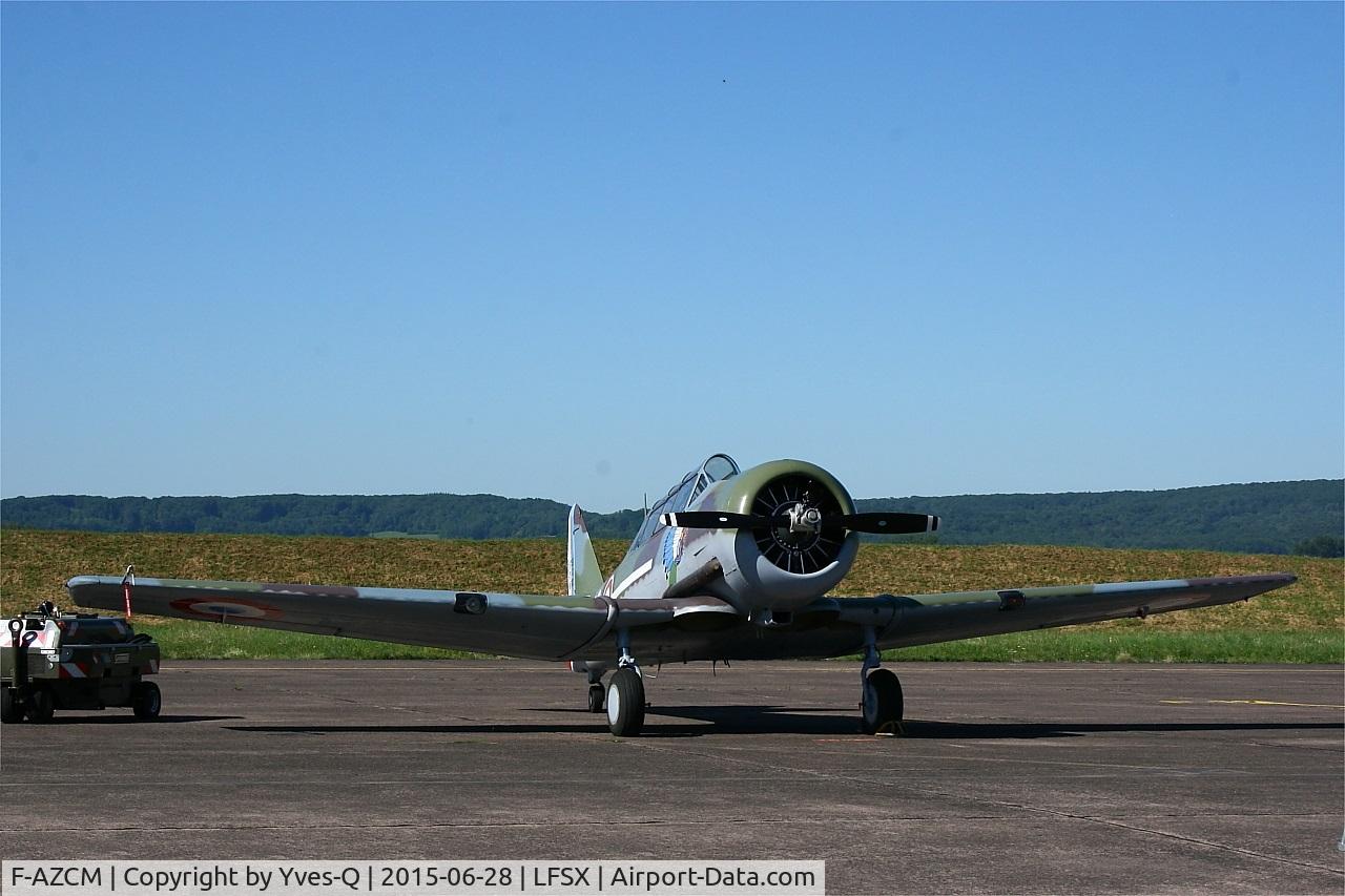 F-AZCM, 1951 North American T-6G Texan C/N 182-179, North American T-6G Texan, Flight line, Luxeuil-Saint Sauveur Air Base 116 (LFSX)