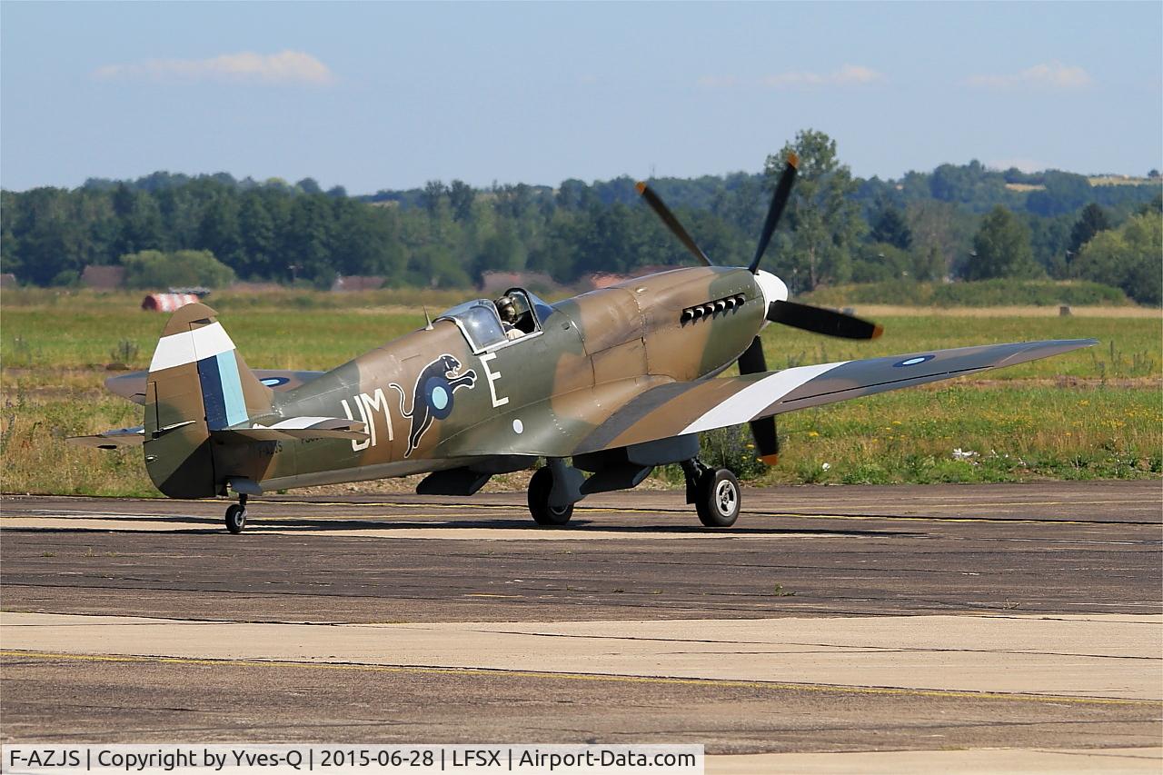 F-AZJS, 1944 Supermarine 389 Spitfire PR.XIX C/N 6S/585110, Supermarine 389 Spitfire PR.XIX, Taxiing, Luxeuil-St Sauveur Air Base 116 (LFSX)
