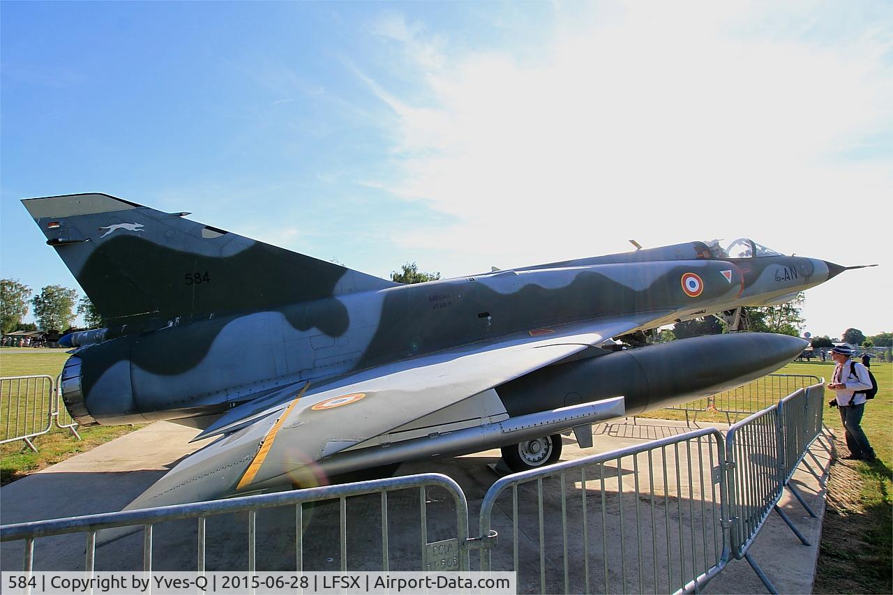 584, Dassault Mirage IIIE C/N 584, Dassault Mirage IIIE, Preserved at Luxeuil-St Sauveur Air Base 116(LFSX)