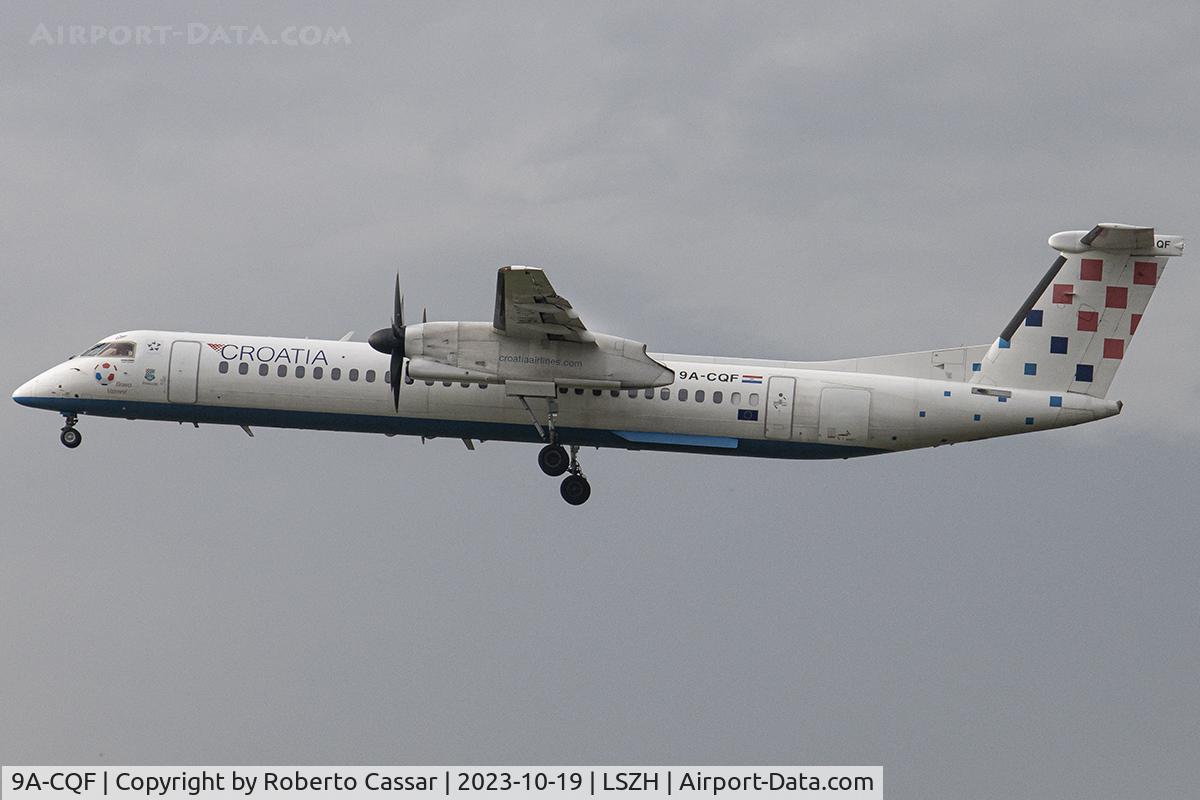 9A-CQF, 2010 De Havilland Canada DHC-8-402Q Dash 8 C/N 4301, Zurich Airport