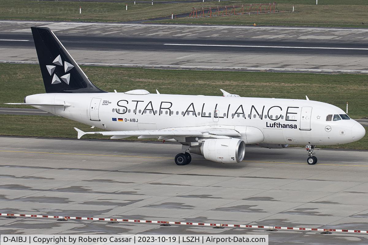 D-AIBJ, 2012 Airbus A319-112 C/N 5293, Zurich Airport