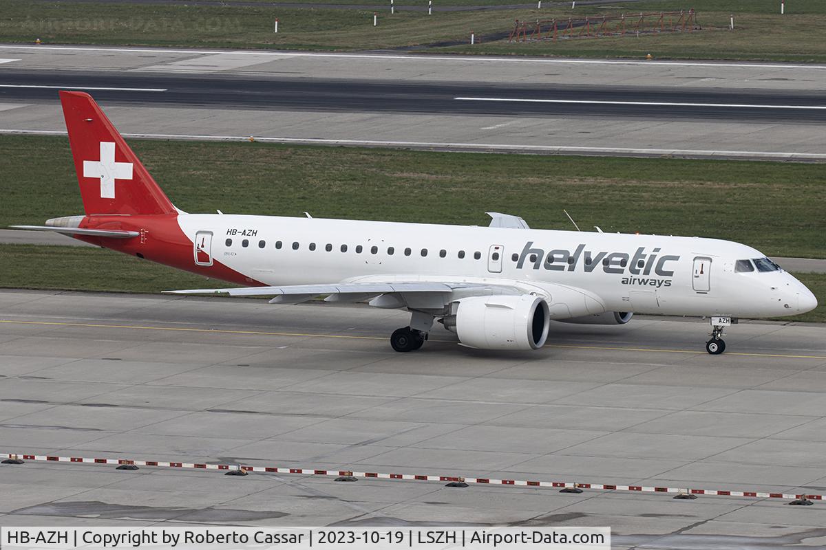 HB-AZH, 2021 Embraer E195-E2 (ERJ-190-400STD) C/N 19020046, Zurich Airport