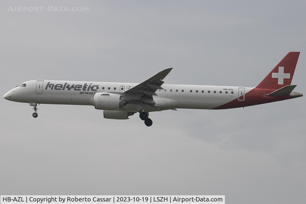 HB-AZL, Embraer E195-E2 C/N 19020059, Zurich Airport