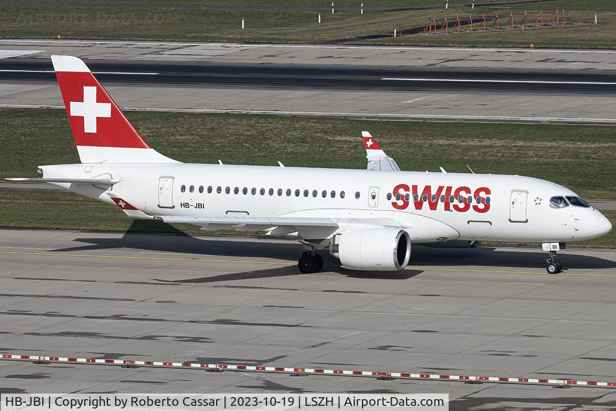 HB-JBI, 2019 Airbus A220-100 C/N 50018, Zurich Airport