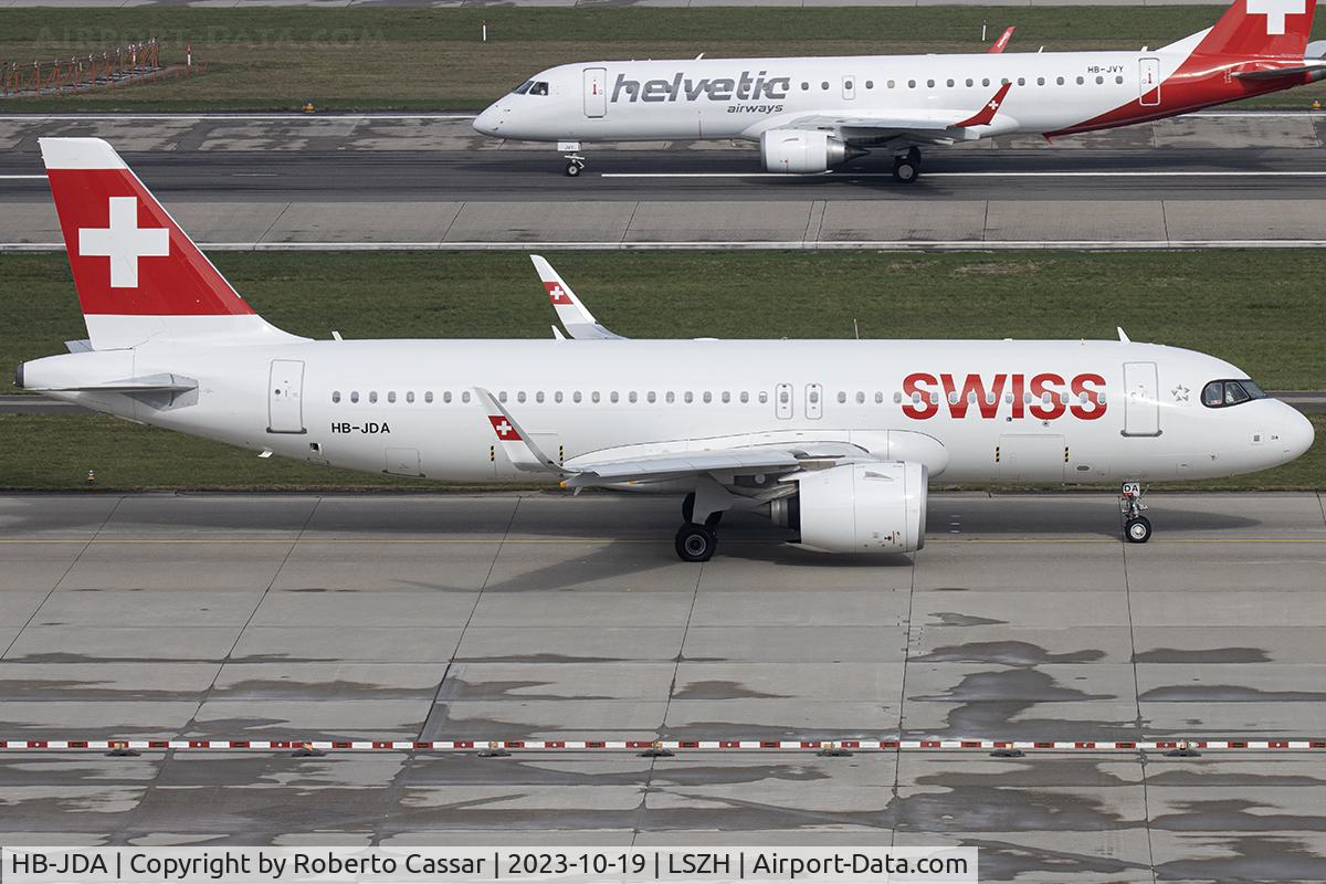 HB-JDA, 2020 Airbus A320-271N C/N 9246, Zurich Airport