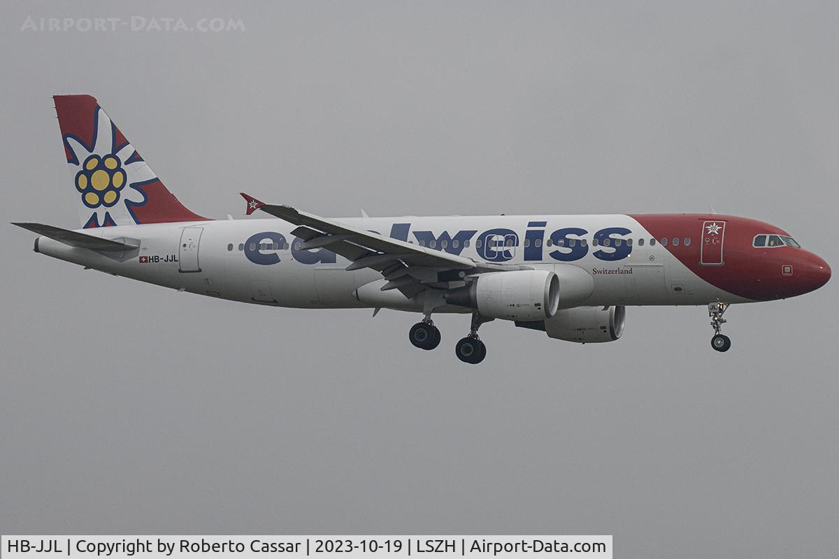HB-JJL, 2005 Airbus A320-214 C/N 2606, Zurich Airport