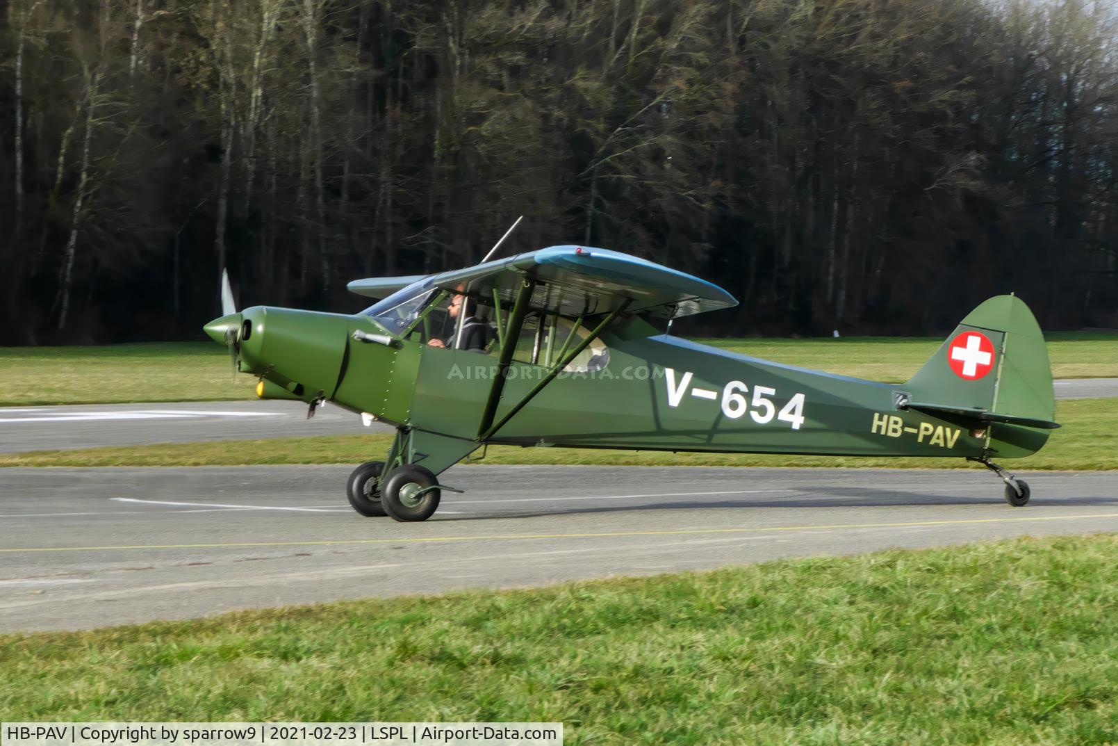 HB-PAV, 1963 Piper PA-18-150 Super Cub Super Cub C/N 18-8055, At Bleienbach