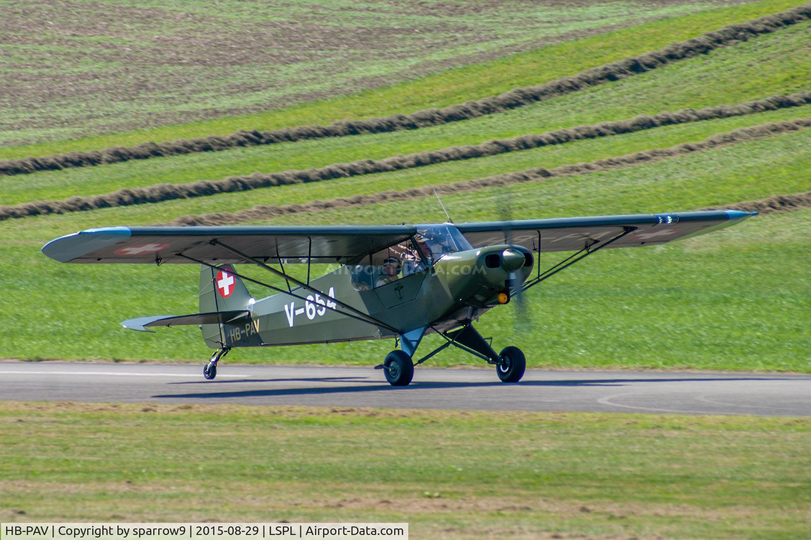 HB-PAV, 1963 Piper PA-18-150 Super Cub Super Cub C/N 18-8055, At Bleienbach