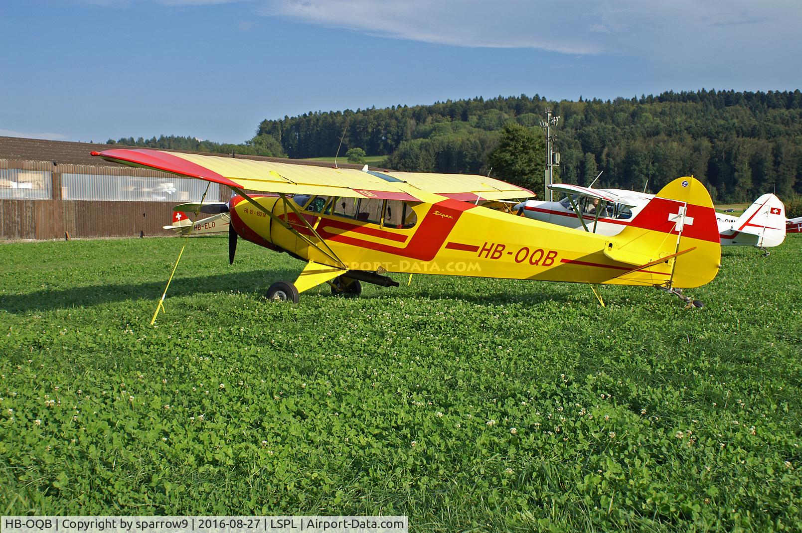 HB-OQB, 1972 Piper PA-18-180M C/N 18-8991, Piper meet Bleienbach