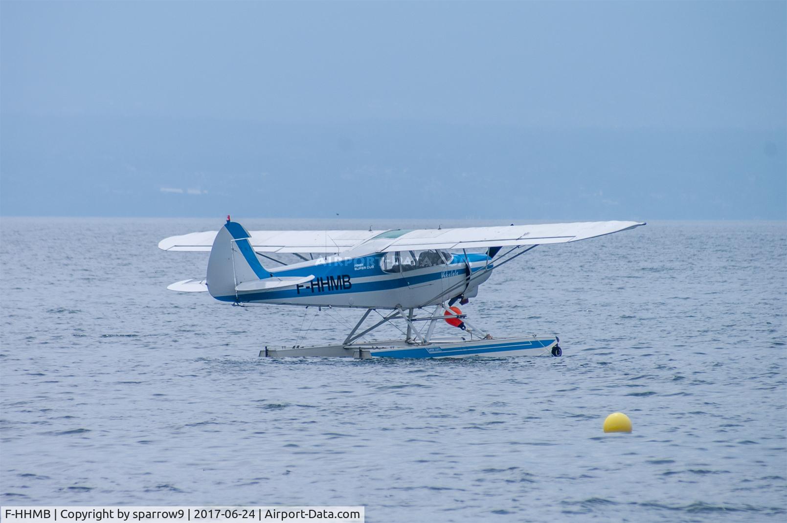 F-HHMB, 1977 Piper PA-18-150 Super Cub C/N 18-7709053, Seaplane meeting Perroy/Lac Léman