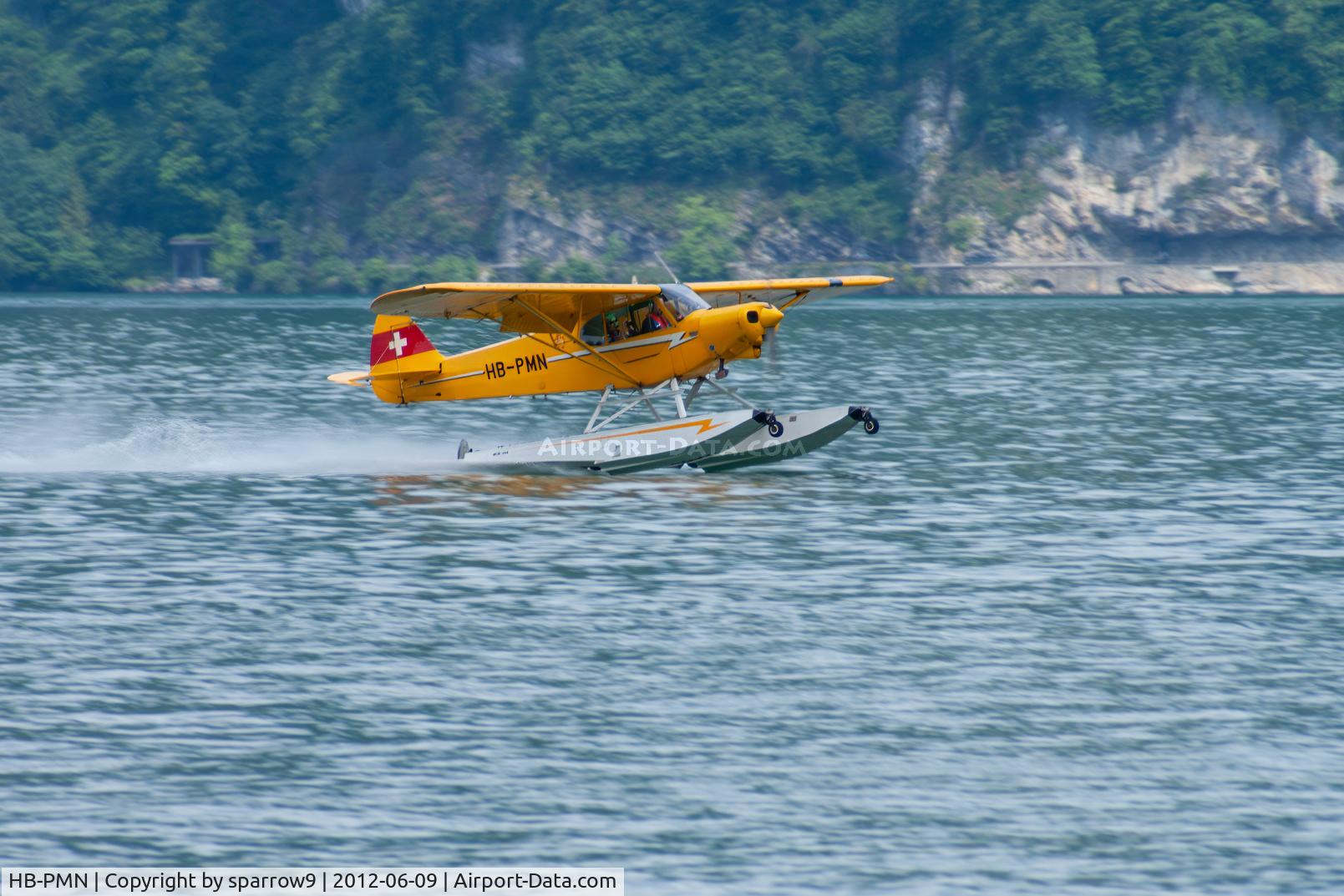 HB-PMN, 1990 Piper PA-18-150 Super Cub C/N 18-09053, Seaplane meeting Hergiswil