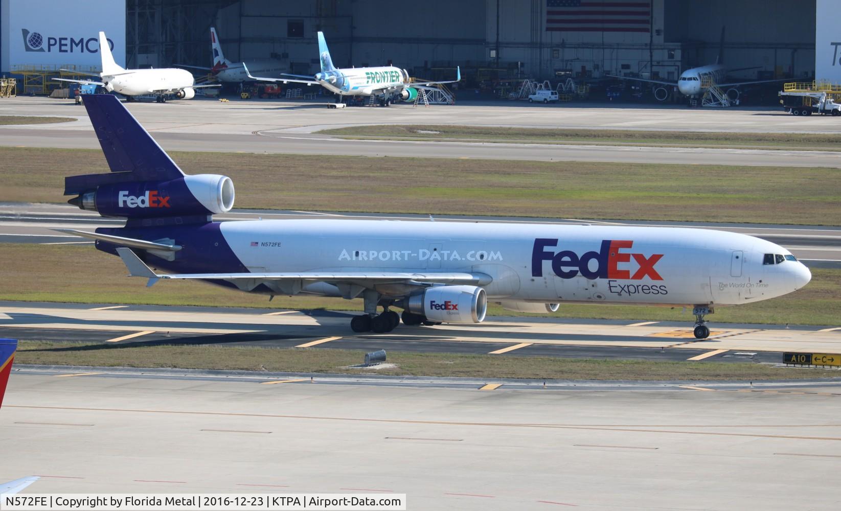 N572FE, 2003 McDonnell Douglas MD-11F C/N 48755, FDX MD-11F zx