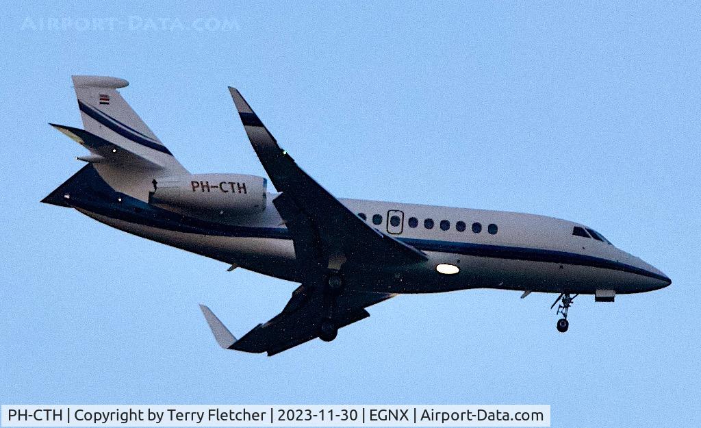 PH-CTH, 2011 Dassault Falcon 2000LX C/N 194, At East Midlands Airport