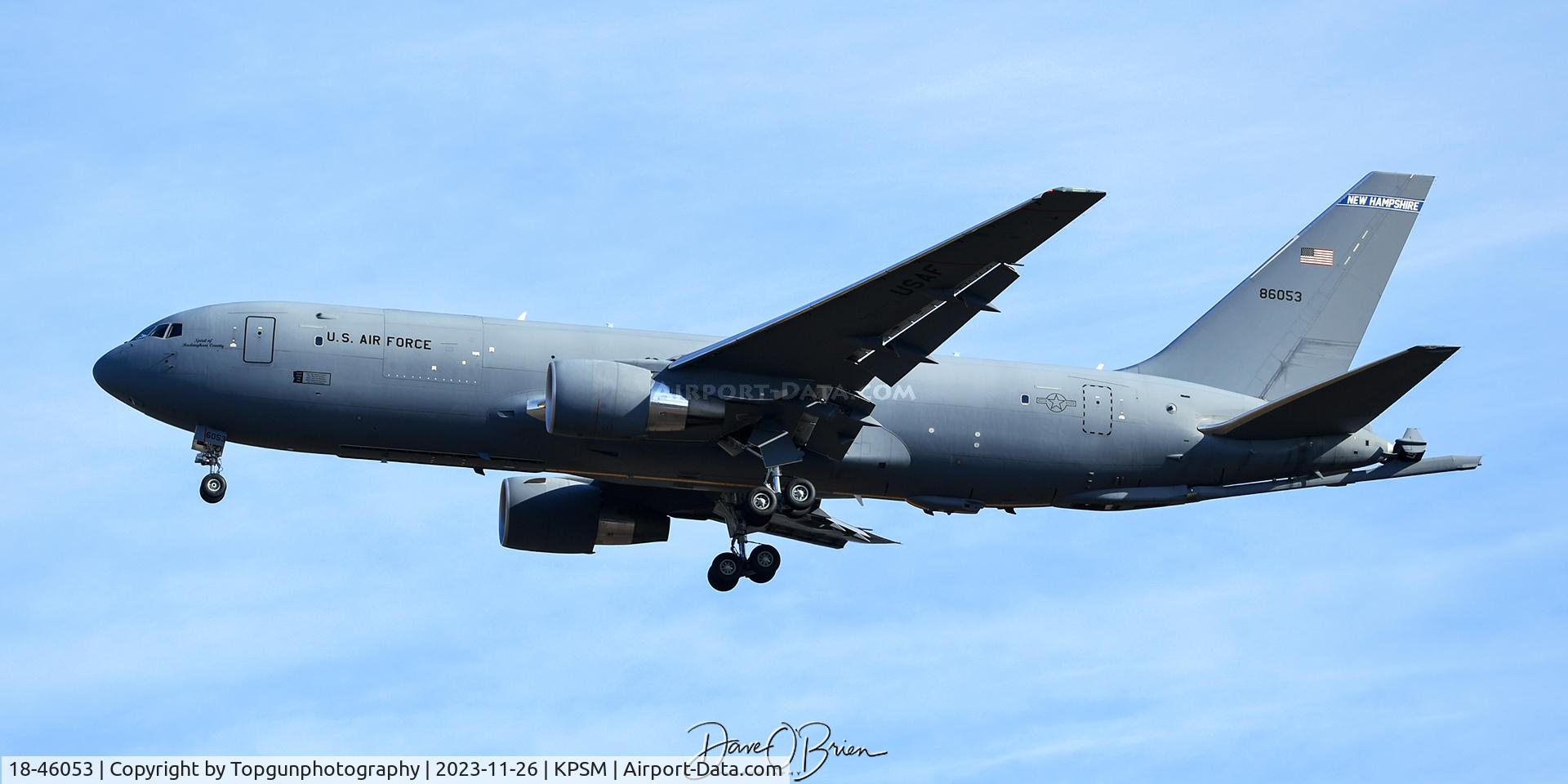 18-46053, 2020 Boeing KC-46A Pegasus C/N 41873, WINK61 shooting a missed approach after CAP refueling