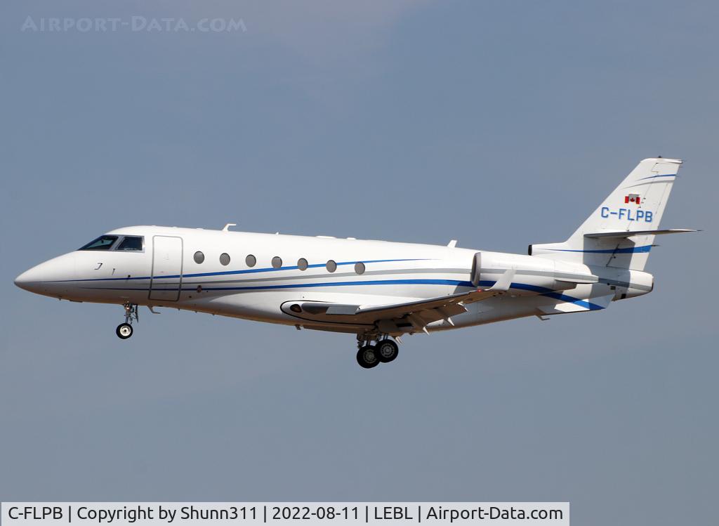 C-FLPB, 2000 Israel Aircraft Industries IAI-1126 Galaxy C/N 020, Landing rwy 24R