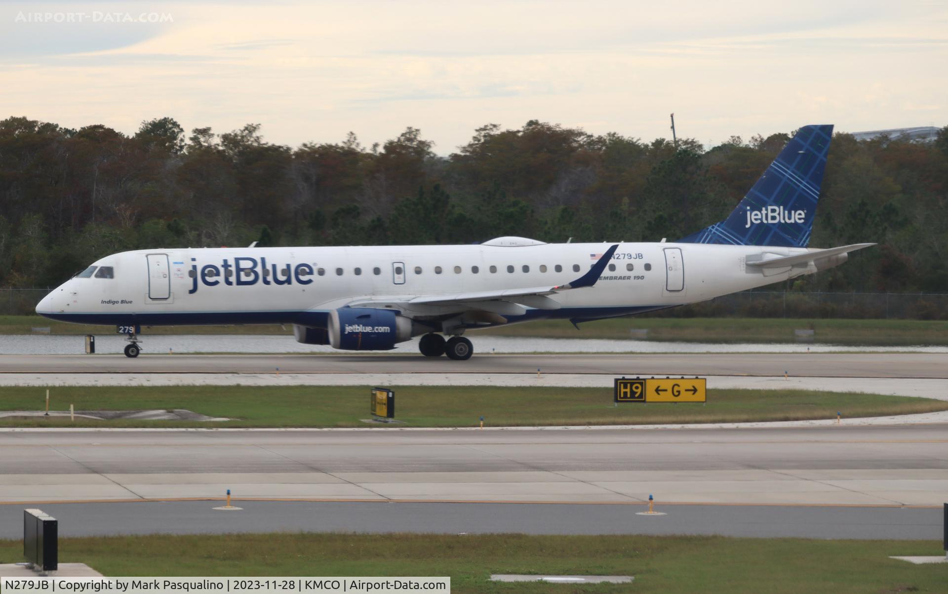 N279JB, 2007 Embraer 190AR (ERJ-190-100IGW) C/N 19000090, ERJ-190-100IGW