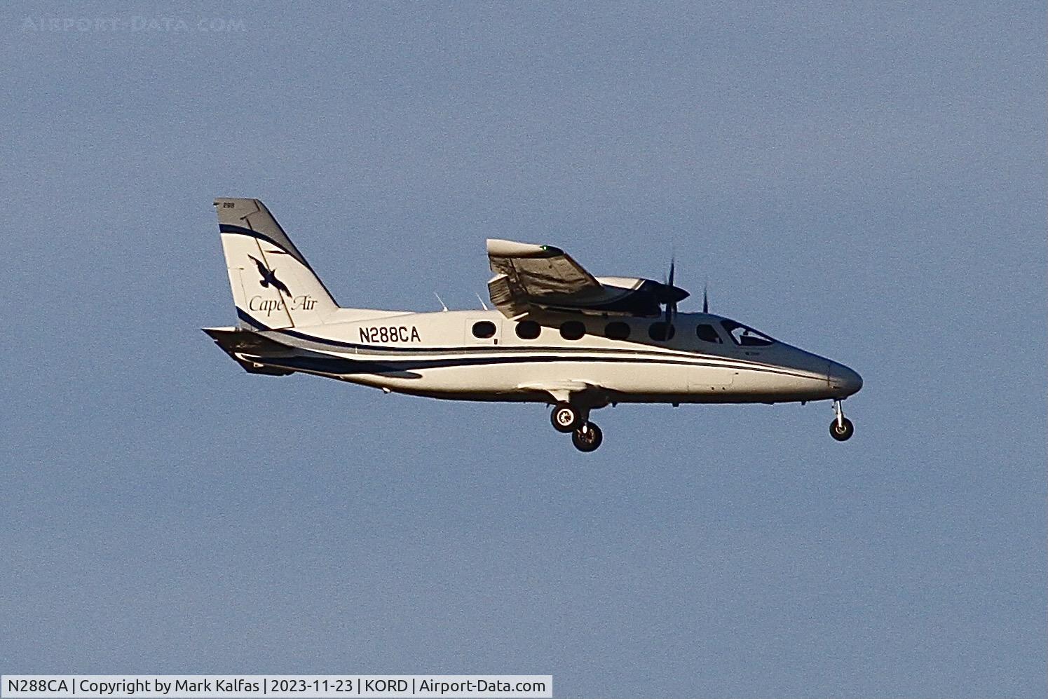 N288CA, 2019 Tecnam P2012 Traveller C/N 007/US, CAPE AIR P212 N288CA KAP9218 KMBL-KORD, 10C APPROACH KORD