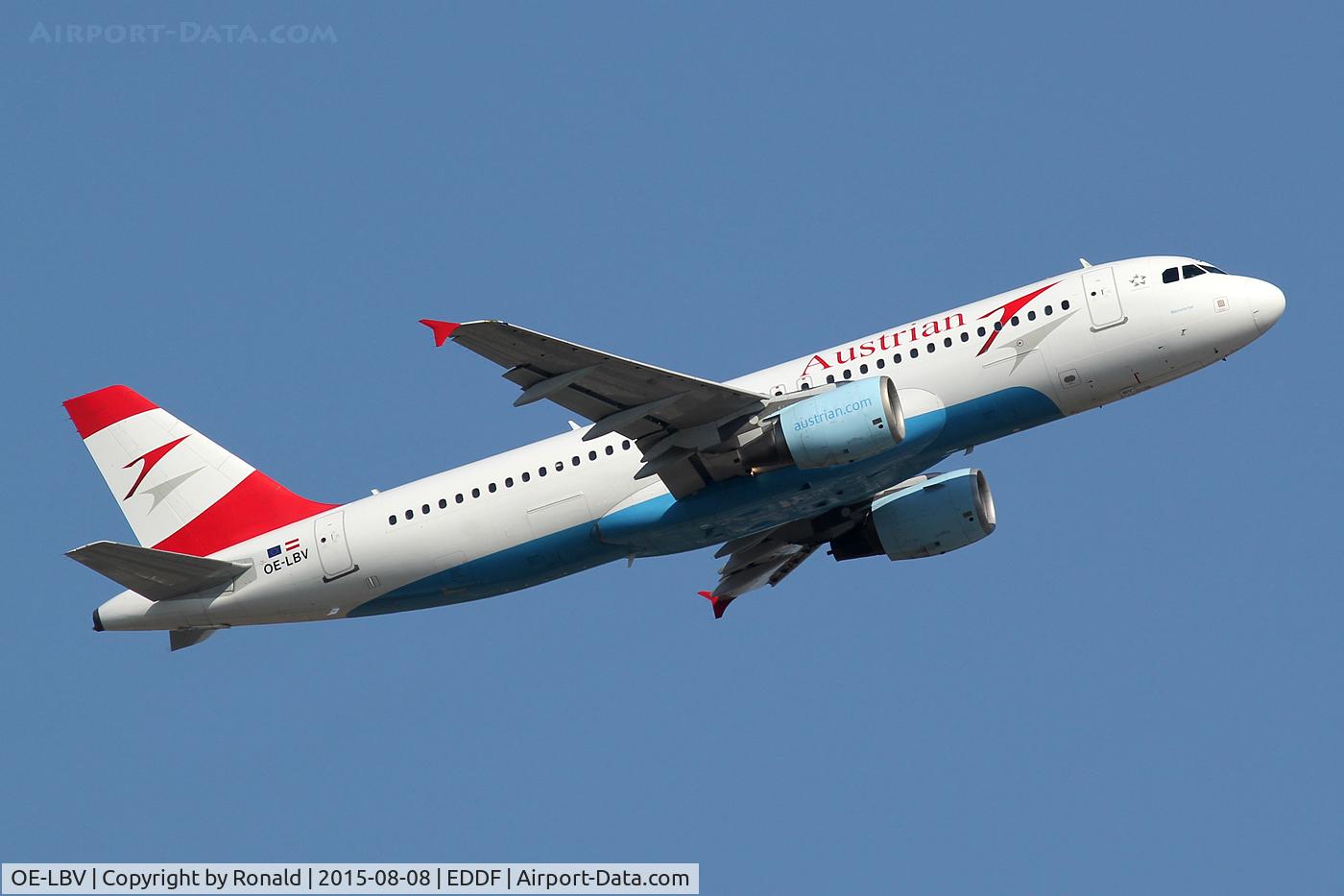 OE-LBV, 2000 Airbus A320-214 C/N 1385, at fra