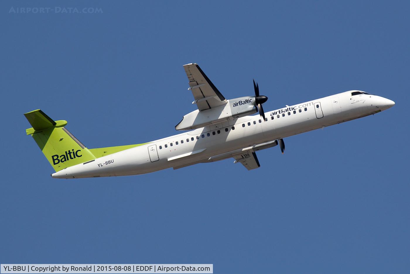 YL-BBU, 2013 Bombardier DHC-8-402Q Dash 8 Dash 8 C/N 4439, at fra