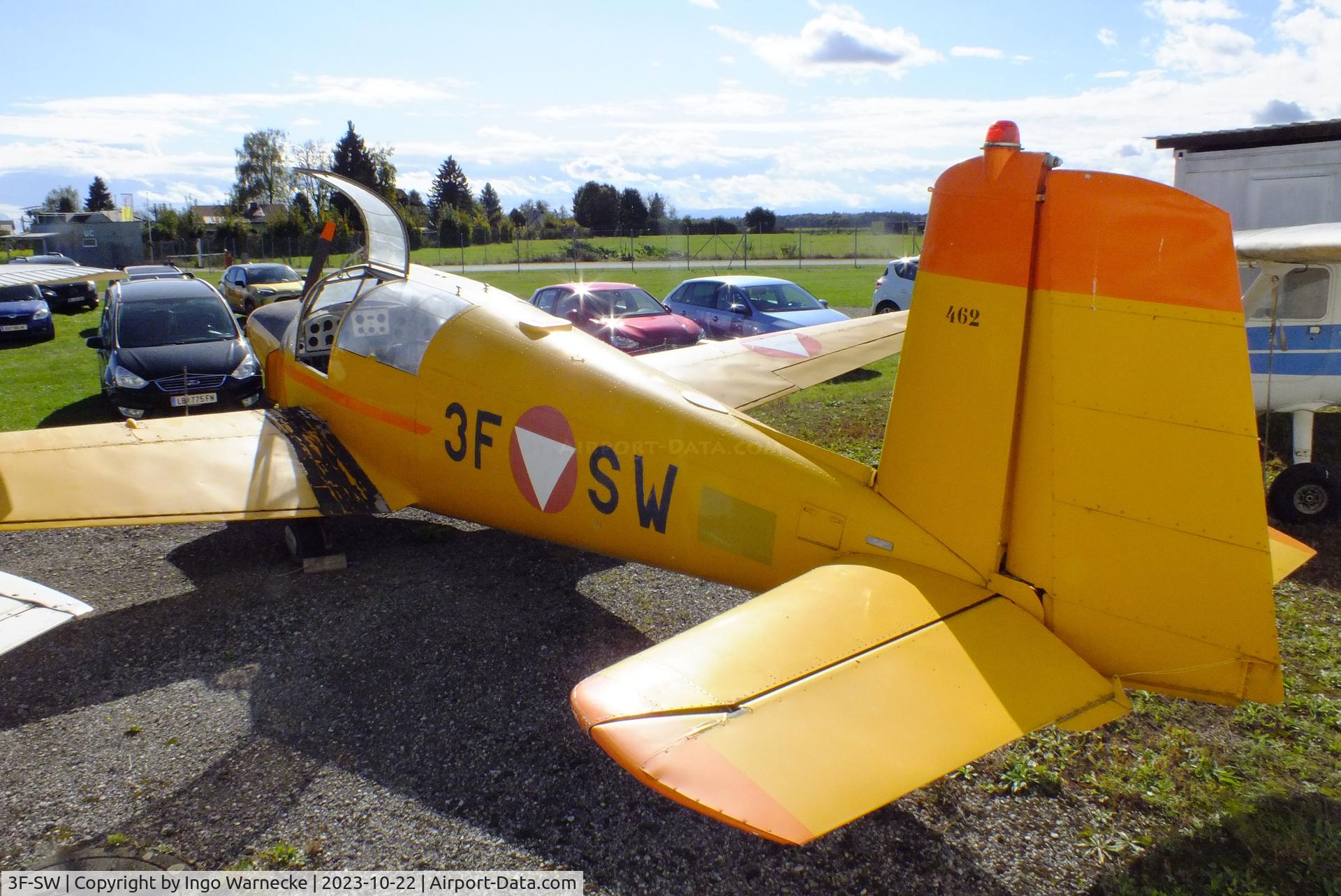 3F-SW, 1964 Saab 91D Safir C/N 91-462, SAAB 91D Safir at the Österreichisches Luftfahrtmuseum (Austrian Aviation Museum), Graz-Thalerhof