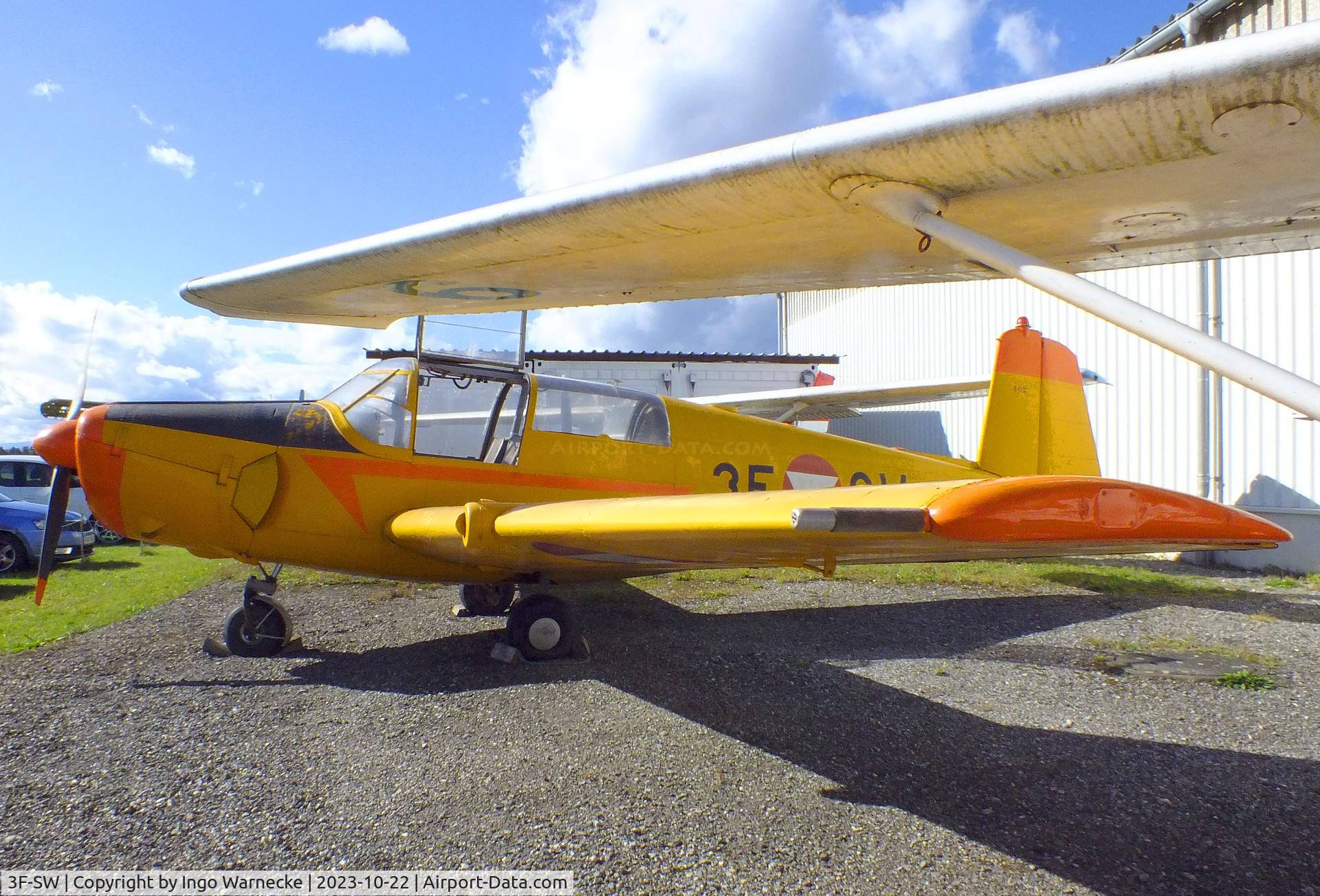 3F-SW, 1964 Saab 91D Safir C/N 91-462, SAAB 91D Safir at the Österreichisches Luftfahrtmuseum (Austrian Aviation Museum), Graz-Thalerhof