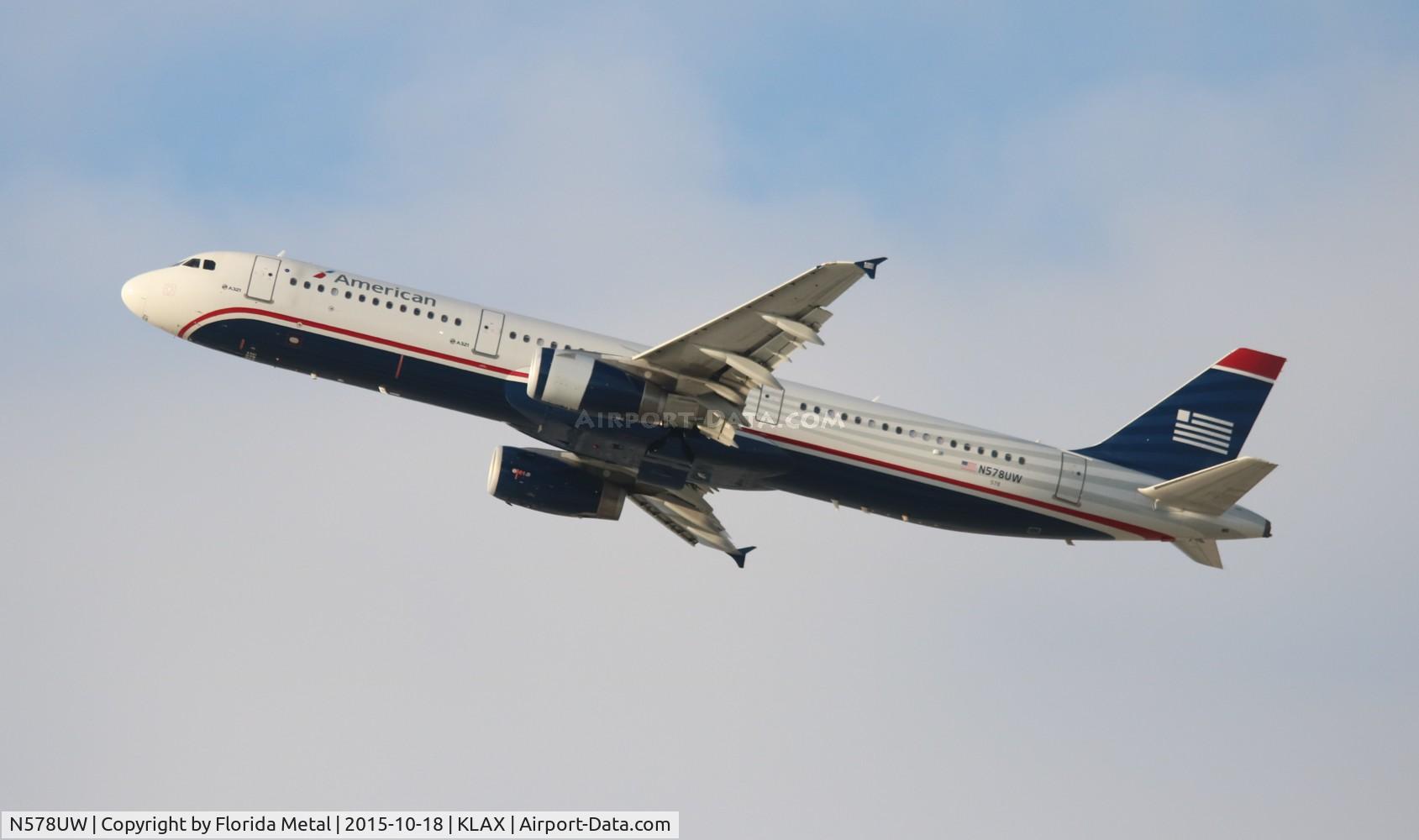 N578UW, 2014 Airbus A321-231 C/N 6035, AAL A321 USAirways retro zx