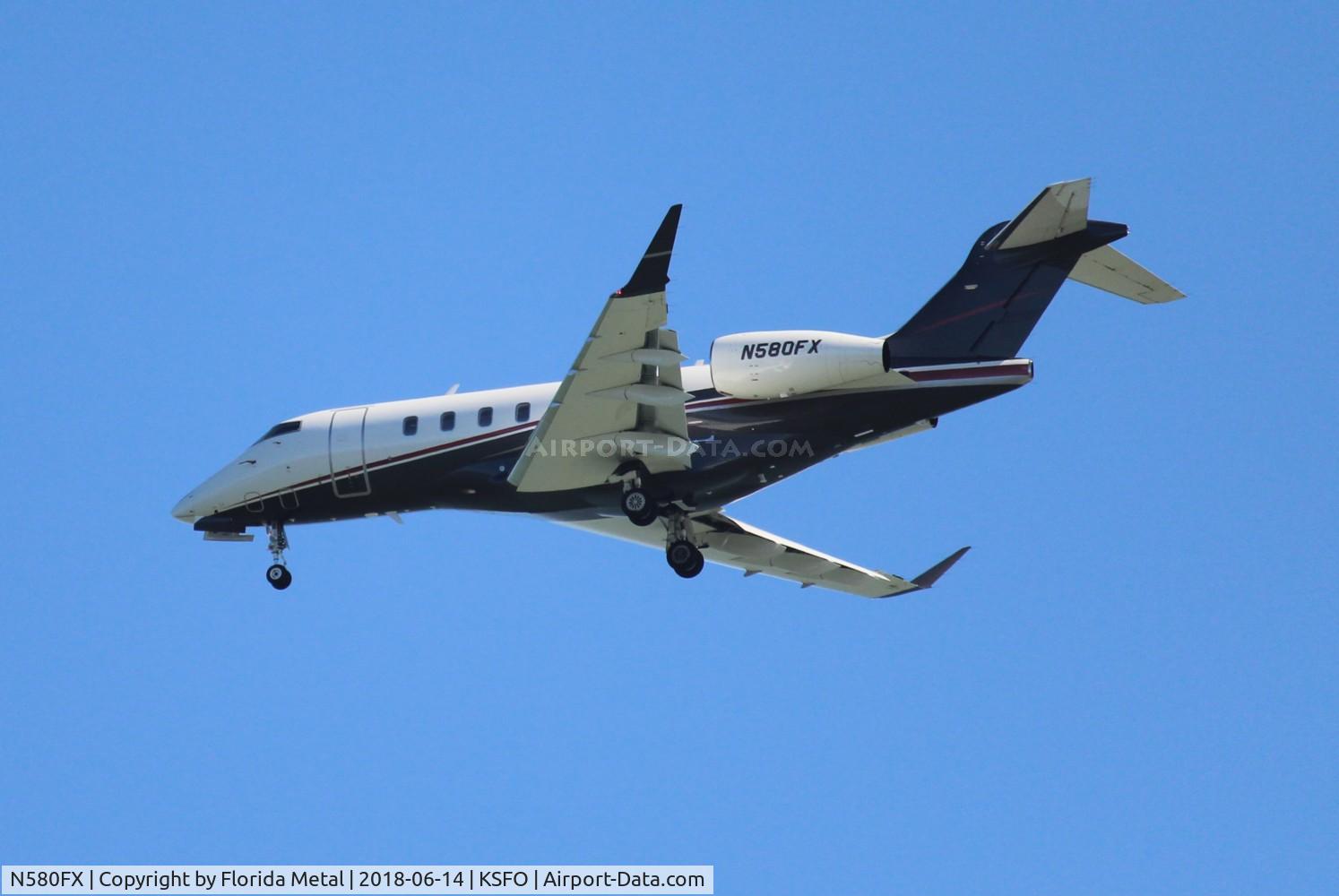 N580FX, Bombardier BD-100-1A10 C/N 20652, Challenger 350 zx