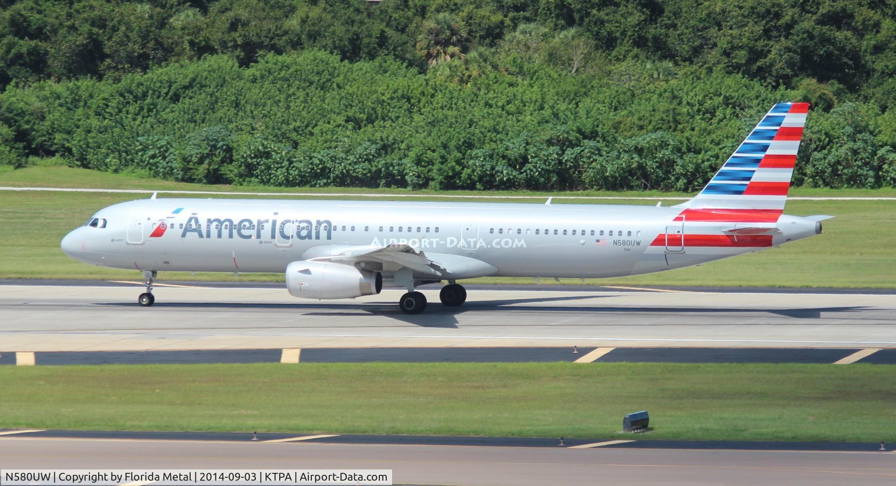 N580UW, 2014 Airbus A321-231 C/N 6133, AAL A321 zx