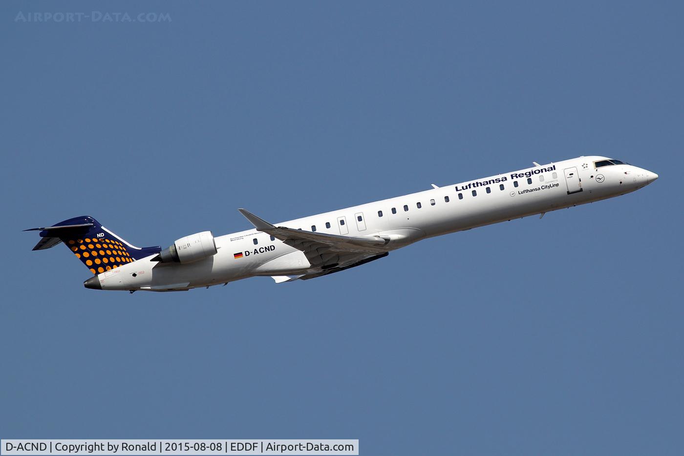 D-ACND, 2009 Bombardier CRJ-701 (CL-600-2C10) Regional Jet C/N 15238, at fra