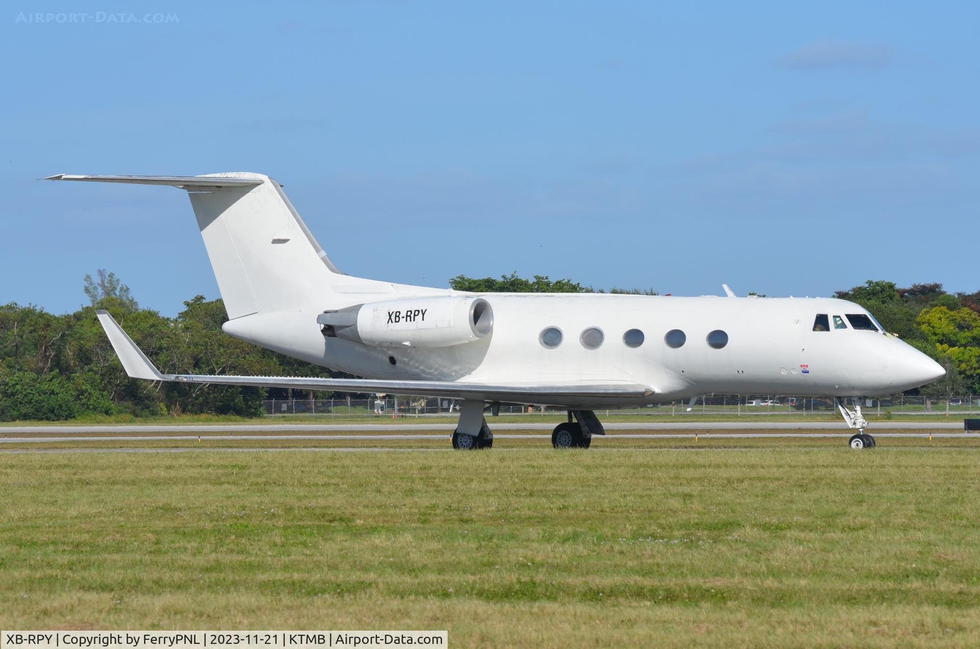 XB-RPY, 1979 Gulfstream G1159B C/N 245, G2B parked at TMB