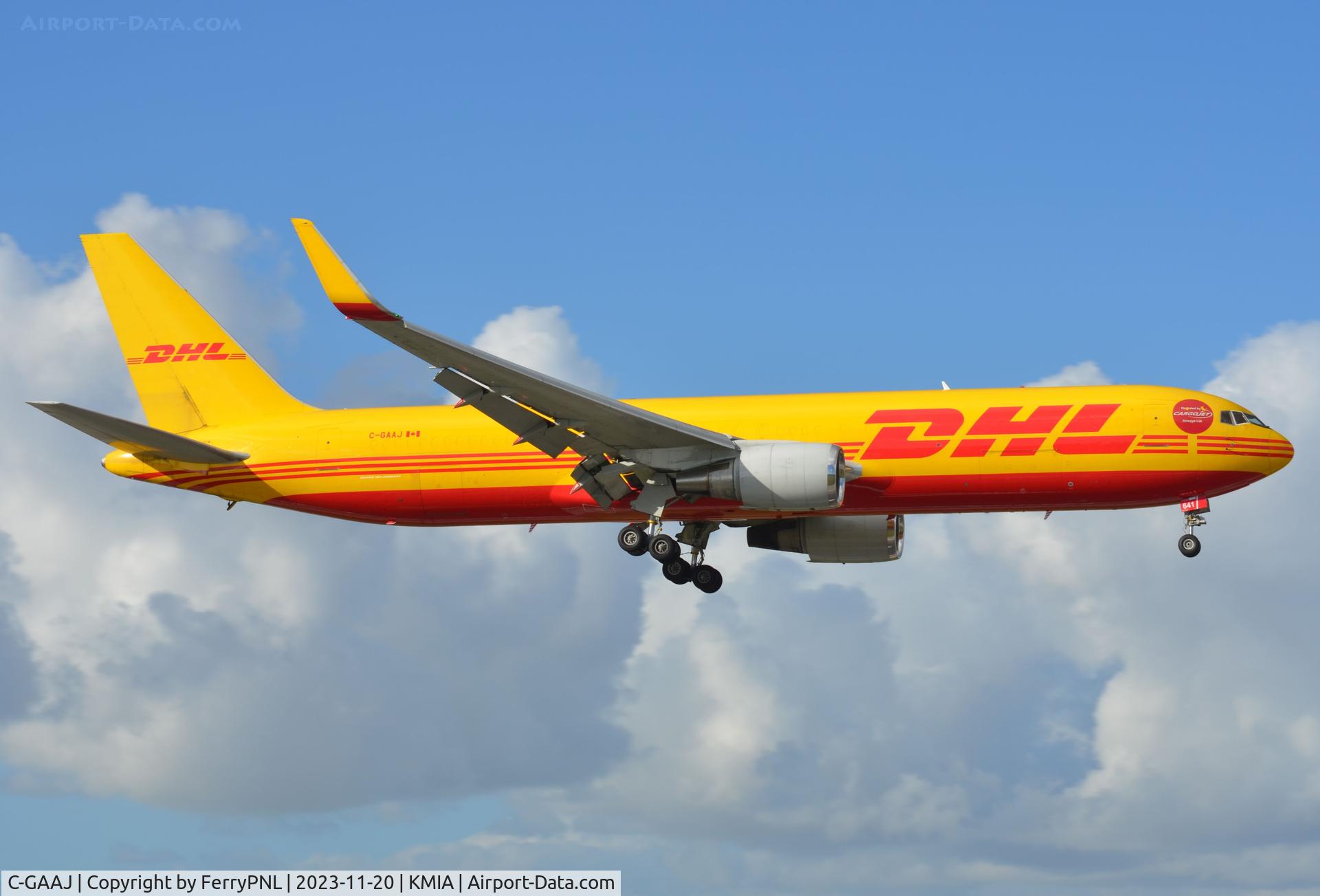 C-GAAJ, 1993 Boeing 767-323/ER(BDSF) C/N 25449, Cargojet B763F operating for DHL