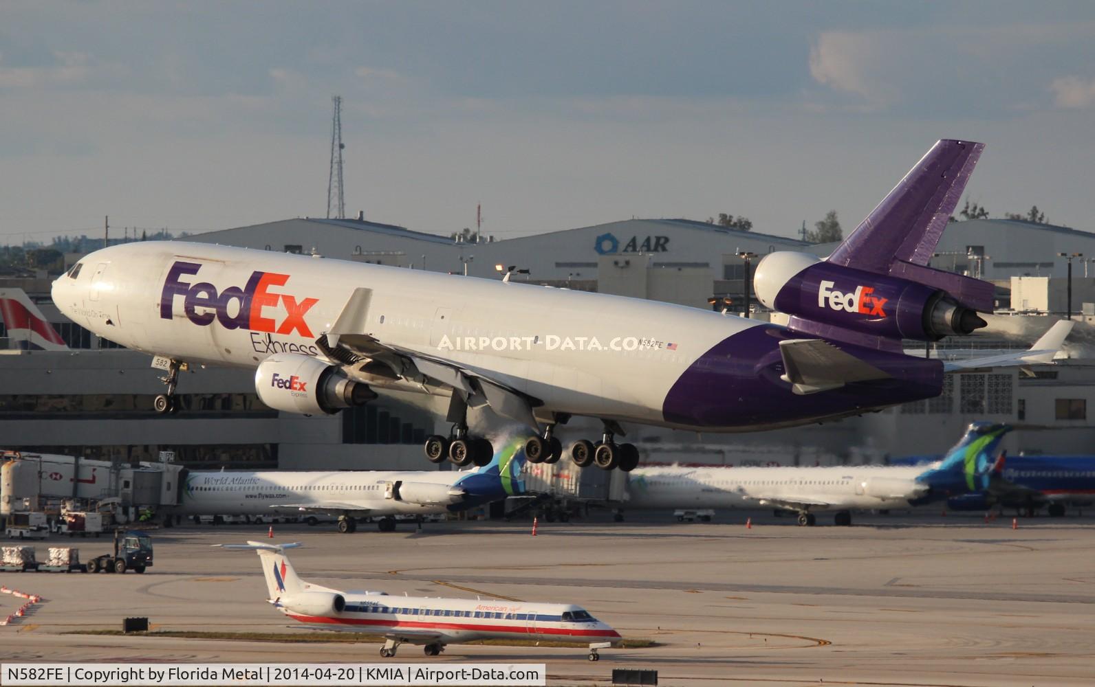 N582FE, 1991 McDonnell Douglas MD-11F C/N 48420, FDX MD-11 zx