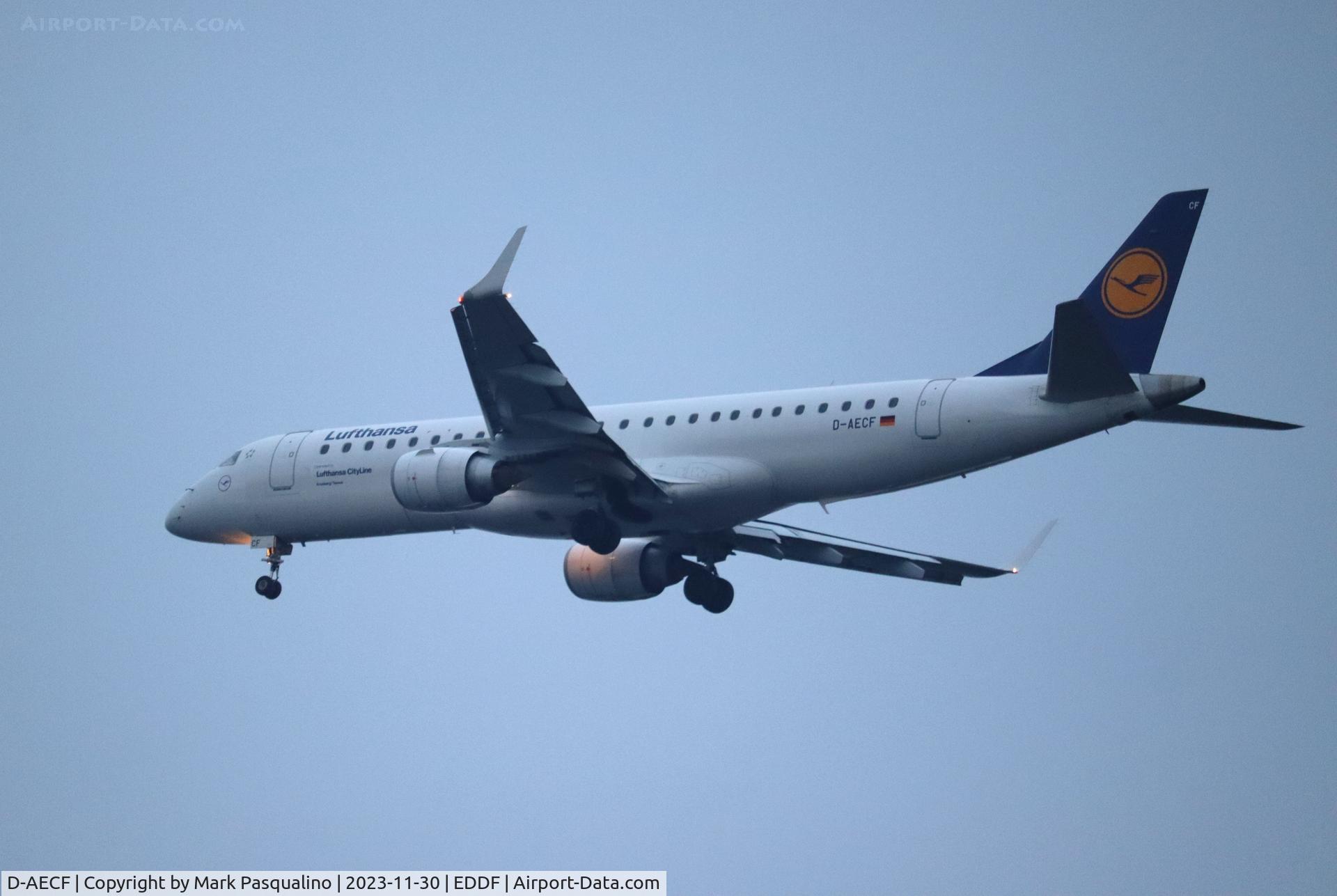 D-AECF, 2010 Embraer 190LR (ERJ-190-100LR) C/N 19000359, Embraer ERJ-190-100LR