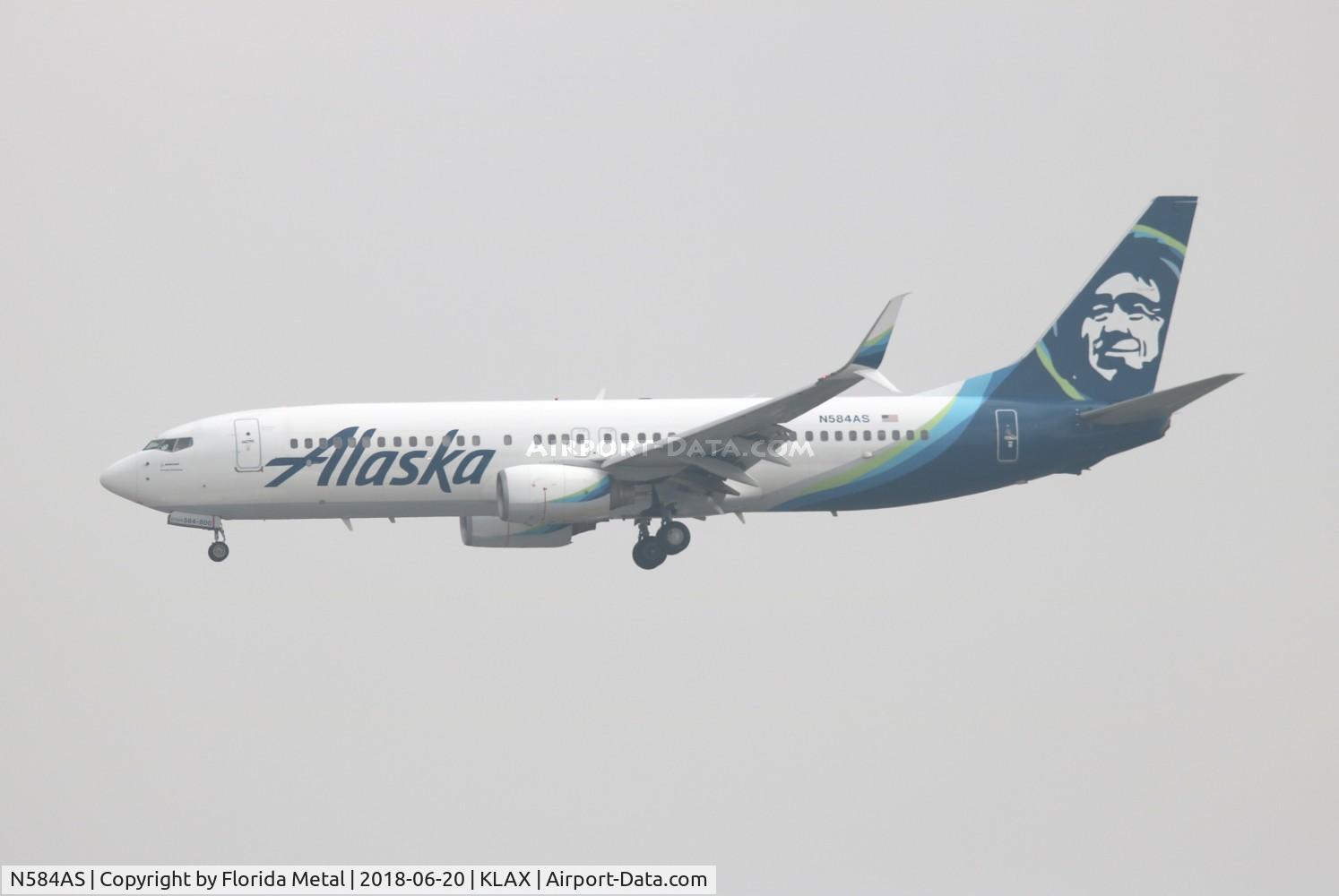 N584AS, 2007 Boeing 737-890 C/N 35682, ASA 738 zx