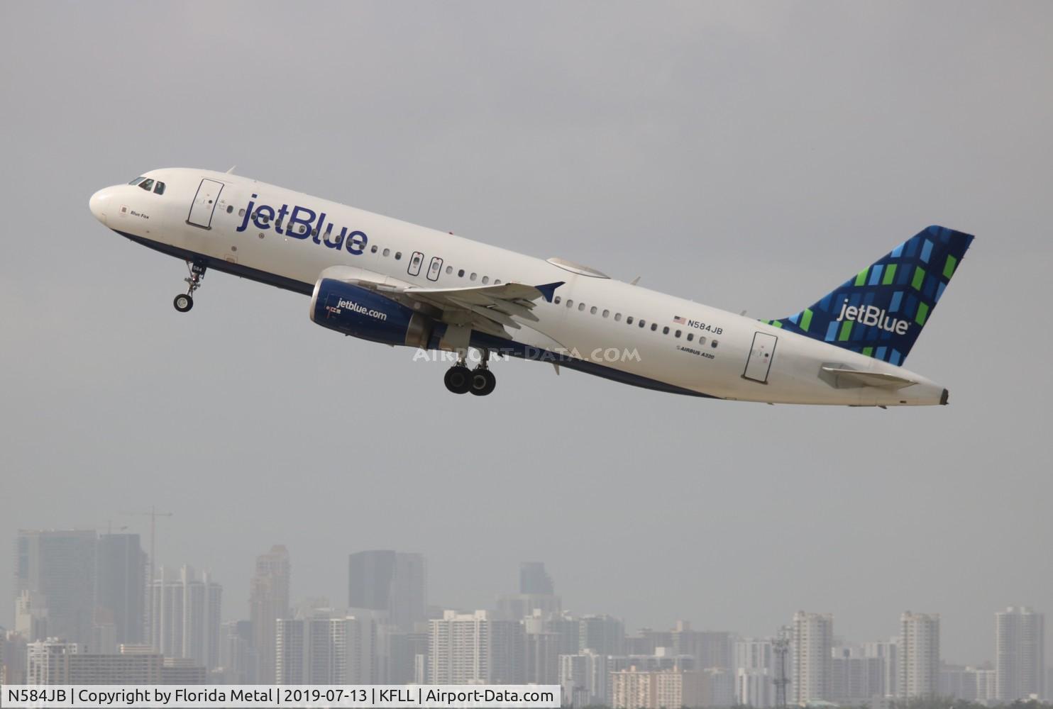 N584JB, 2004 Airbus A320-232 C/N 2149, JBU A320 zx
