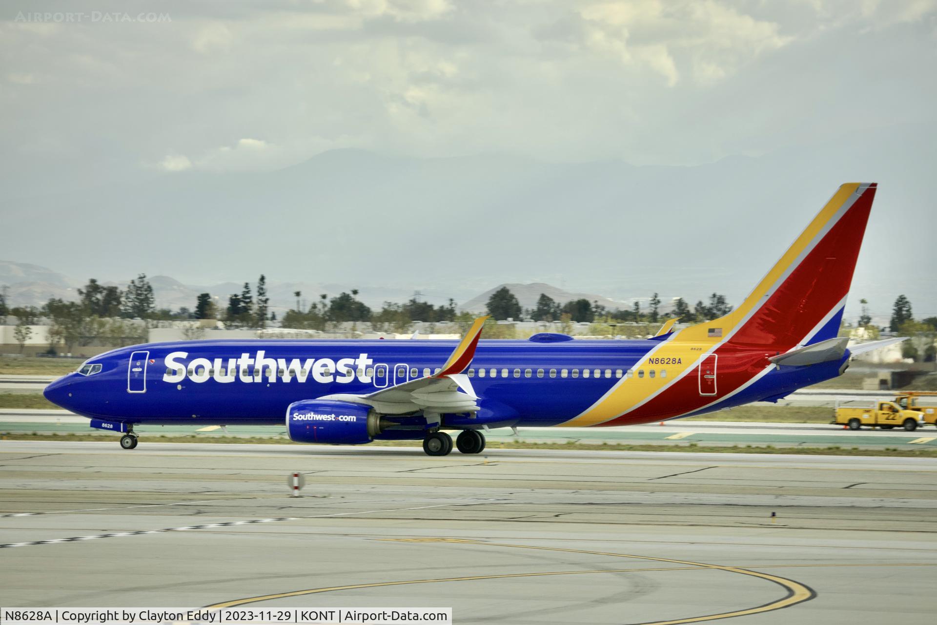 N8628A, 2014 Boeing 737-8H4 C/N 42384, KONT 2023.