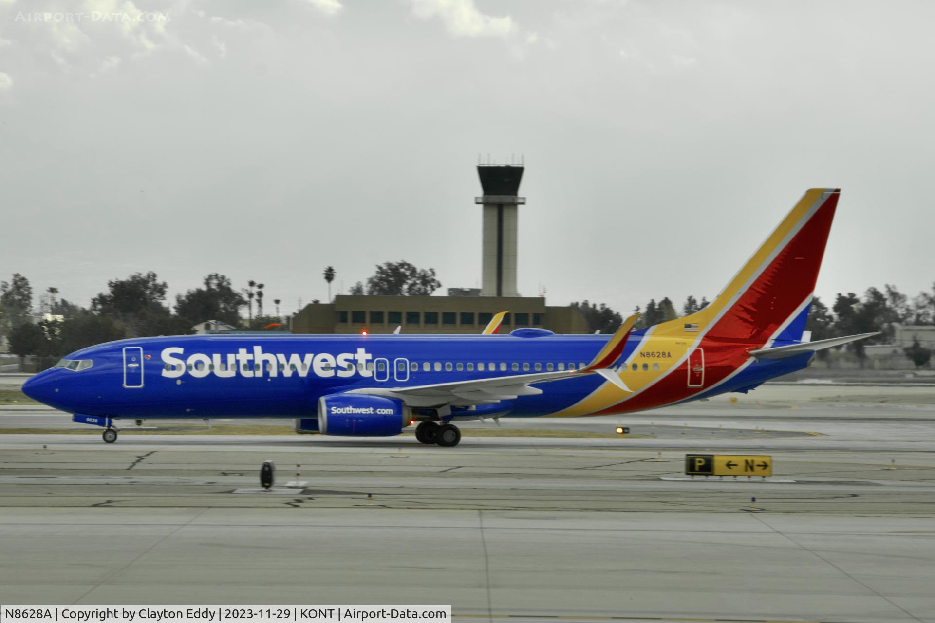 N8628A, 2014 Boeing 737-8H4 C/N 42384, KONT 2023.