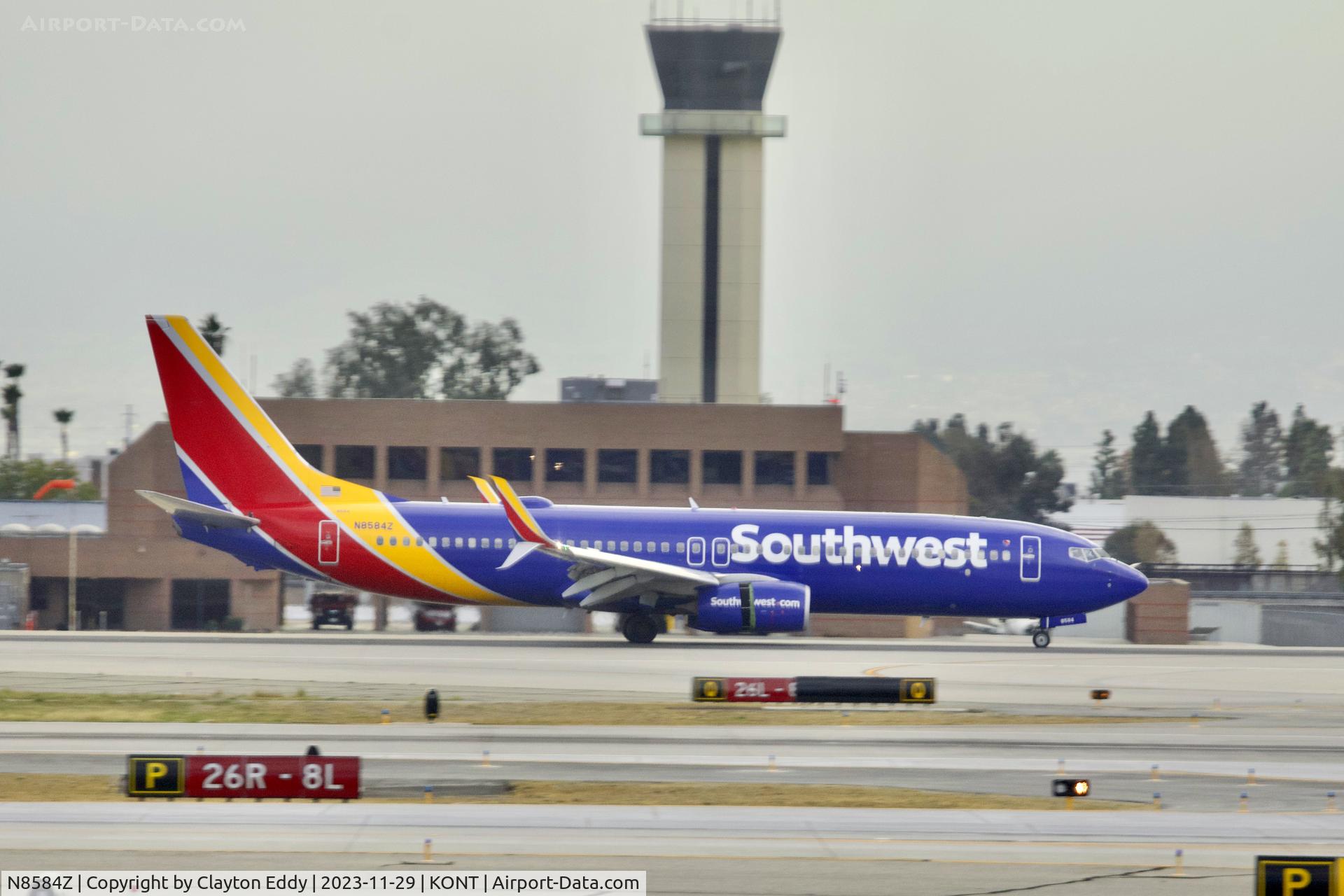 N8584Z, 2018 Boeing 737-8H4 C/N 64800, KONT 2023.