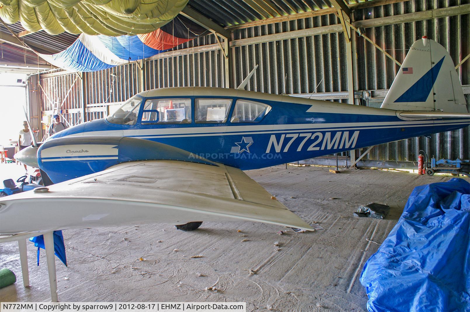 N772MM, 1961 Piper PA-23-160 Apache C/N 23-1989, Being prepared for export at Midden Zeeland?