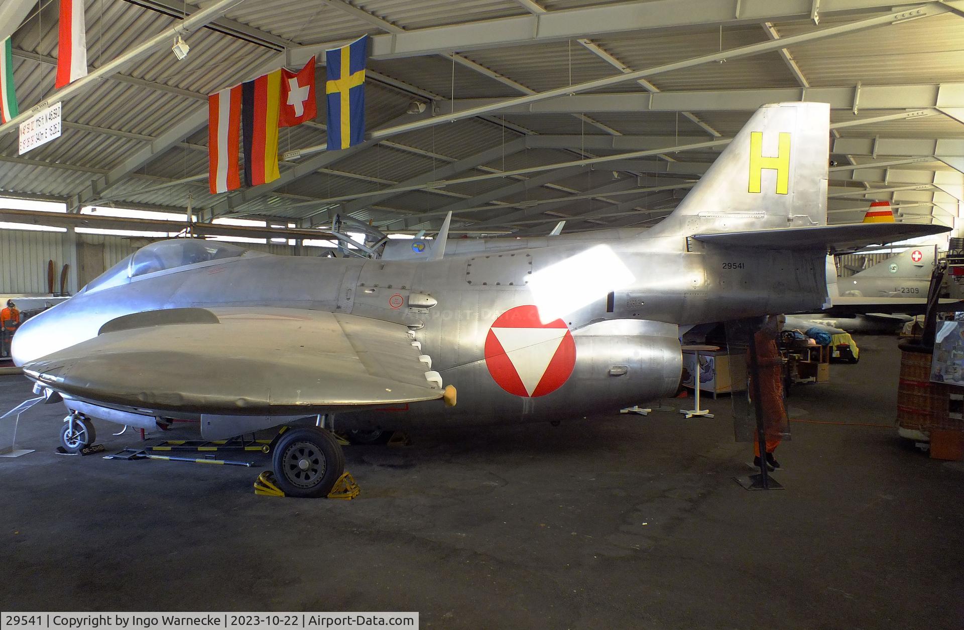 29541, Saab J-29F Tunnan C/N 29541, SAAB J29F Tunnan at the Österreichisches Luftfahrtmuseum (Austrian Aviation Museum), Graz-Thalerhof